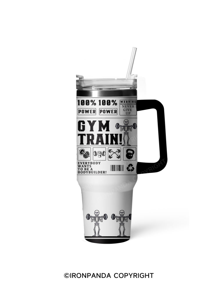 gym train 40oz Tumbler