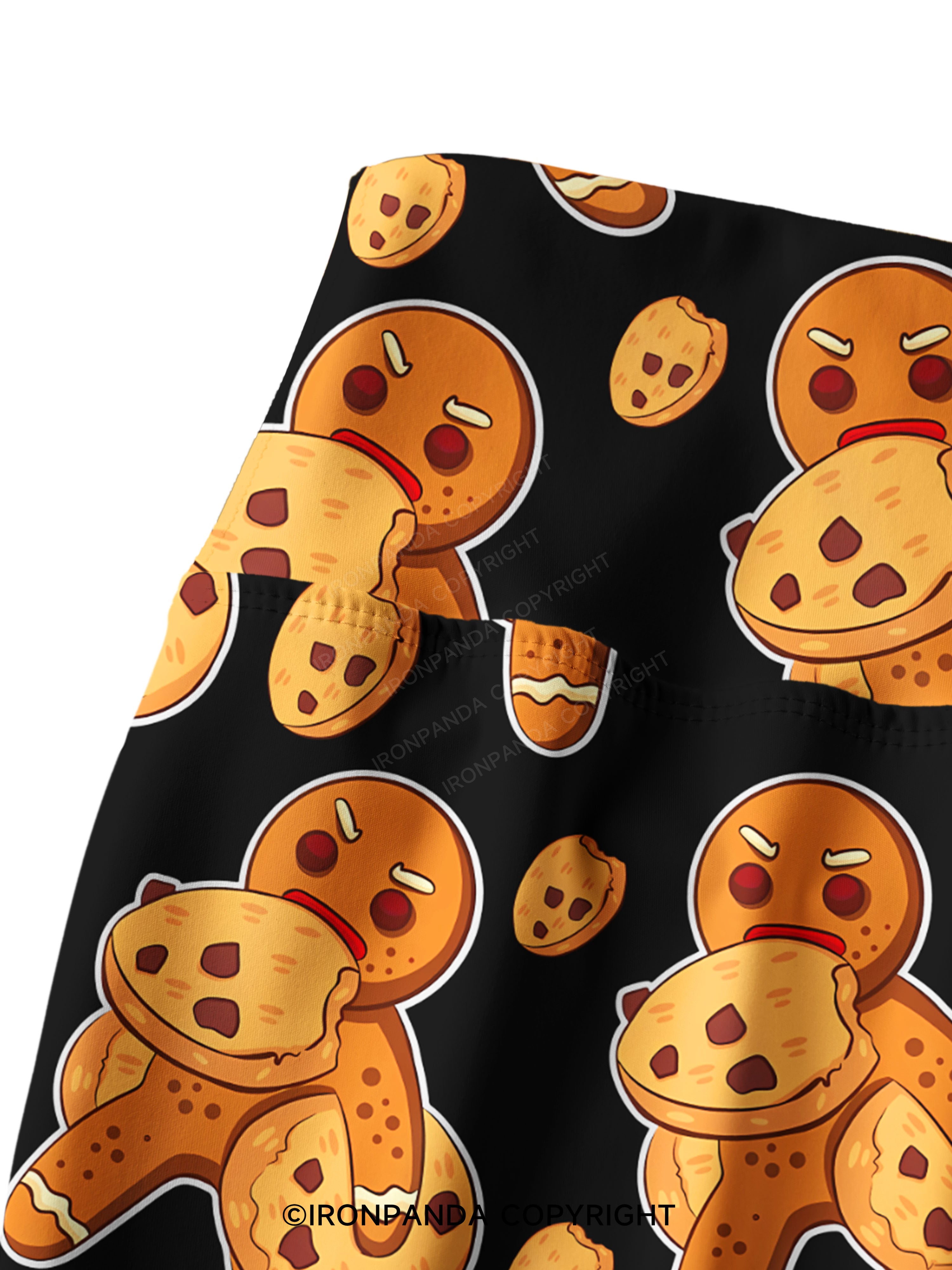 I DID IT ALL FOR THE COOKIES Printed Yoga Pants