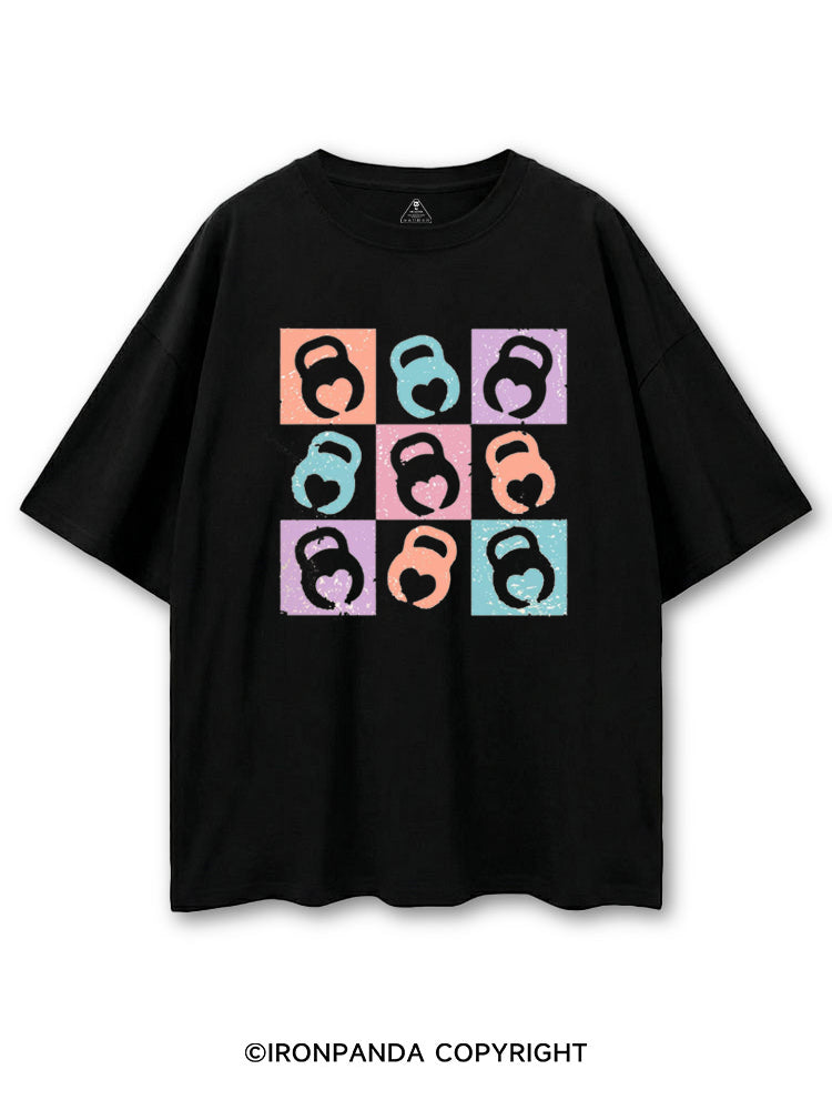 COLORS KETTLEBELL HEART COTTON PUMP COVER