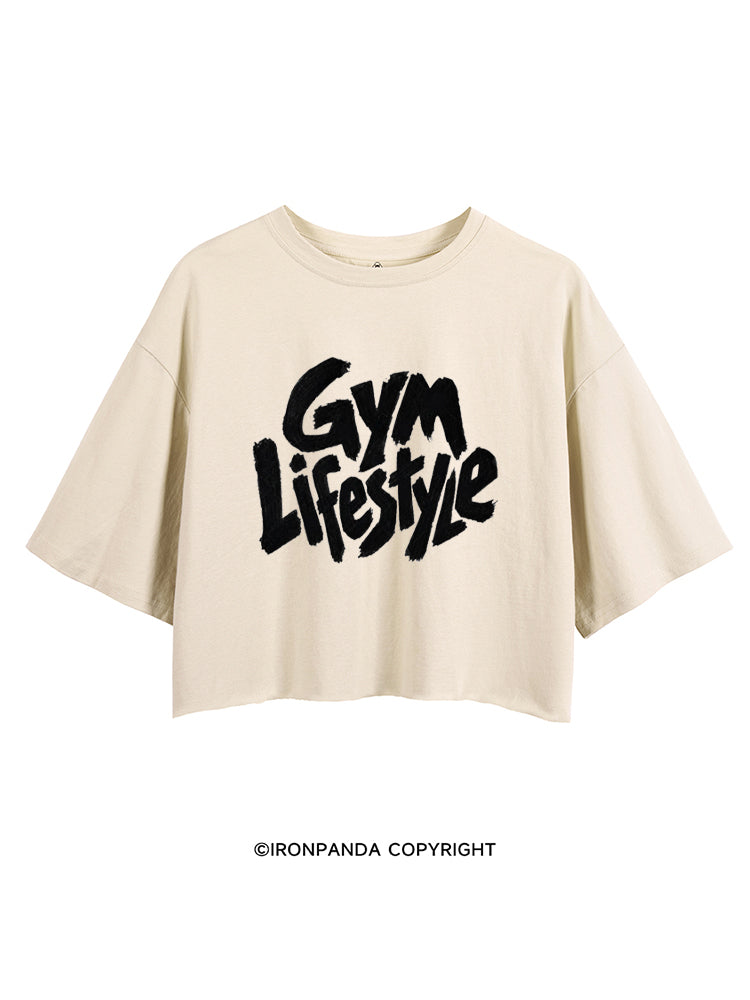 GYM LIFESTYLE FITNESS WORKOUT MOTIVATION CROP TOPS