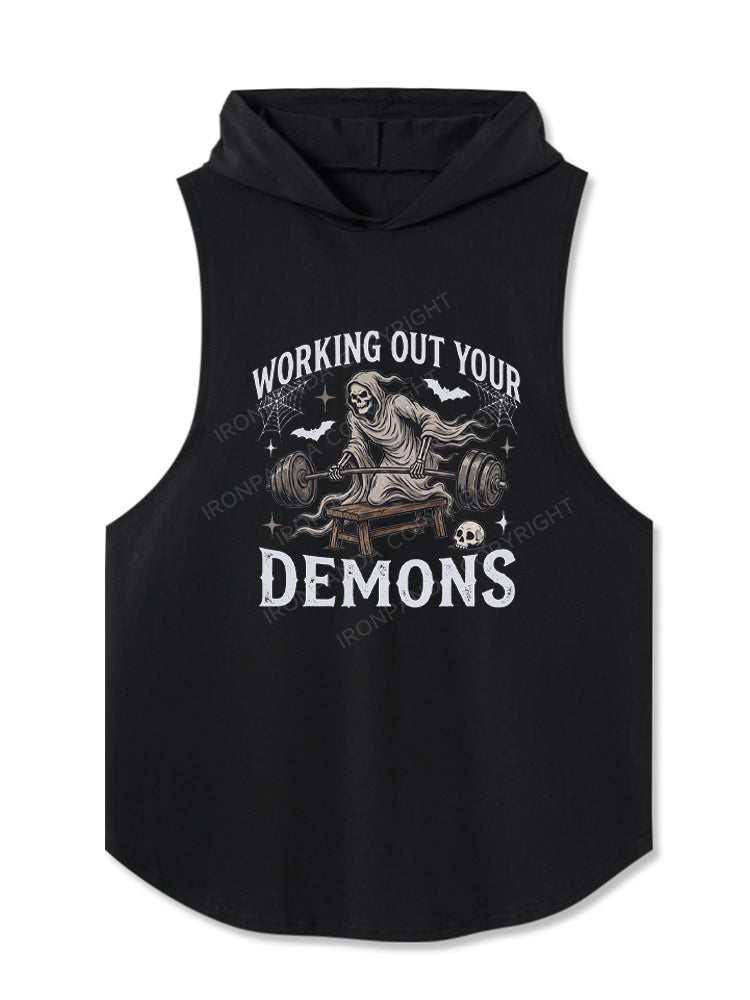 WORKING OUT YOUR DEMONS Hooded Tank