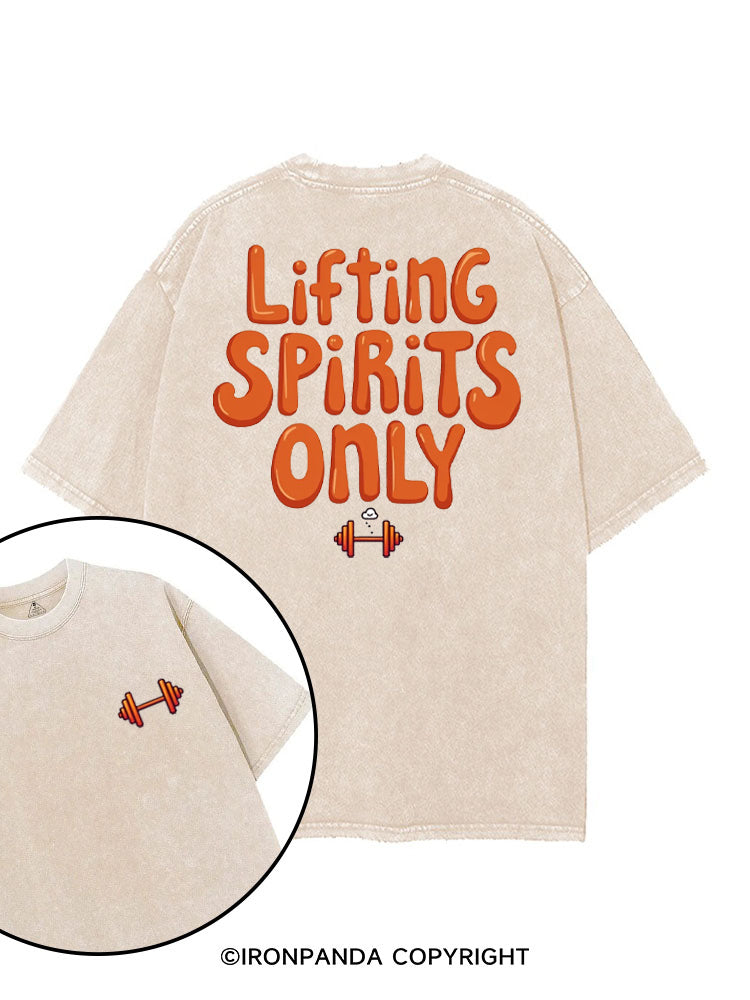 LIFTING SPIRITS ONLY HALLOWEEN printed Gym Shirt