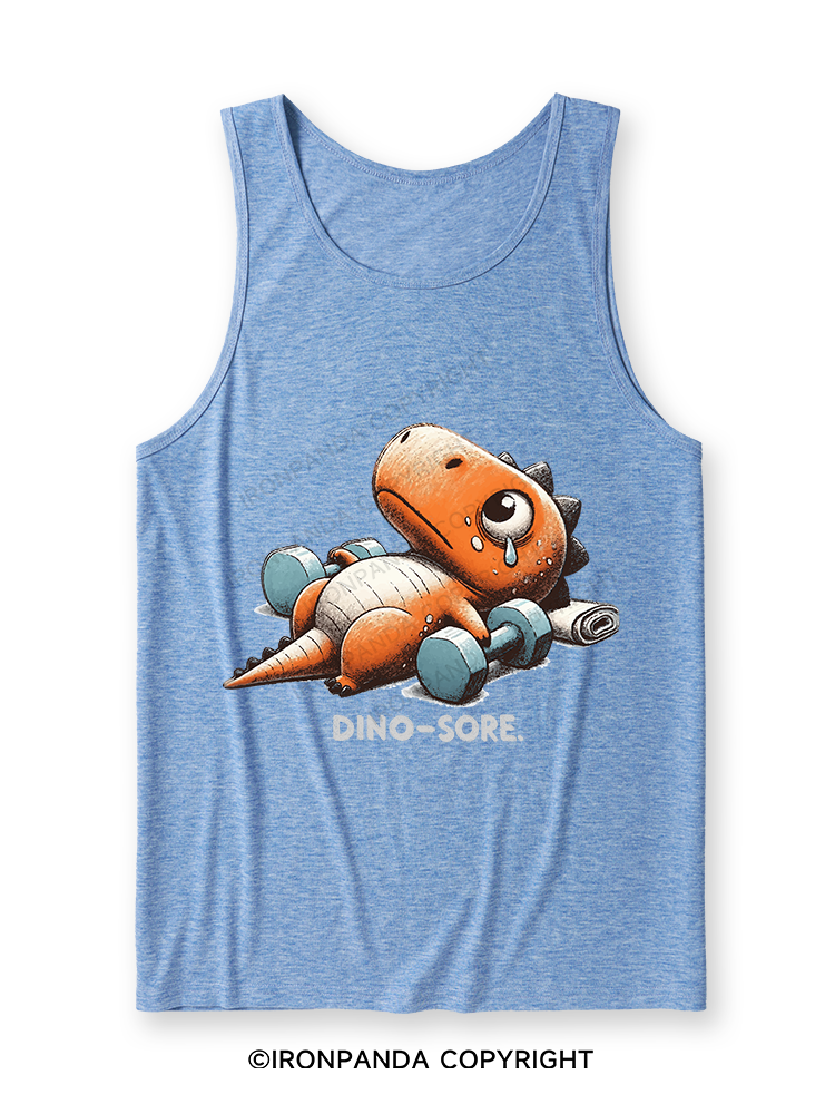 Dino-Sore After Workout Ultra Soft Heather Tank