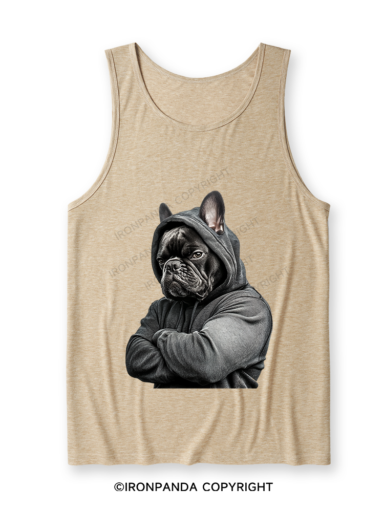 Muscular French bulldog Ultra Soft Heather Tank