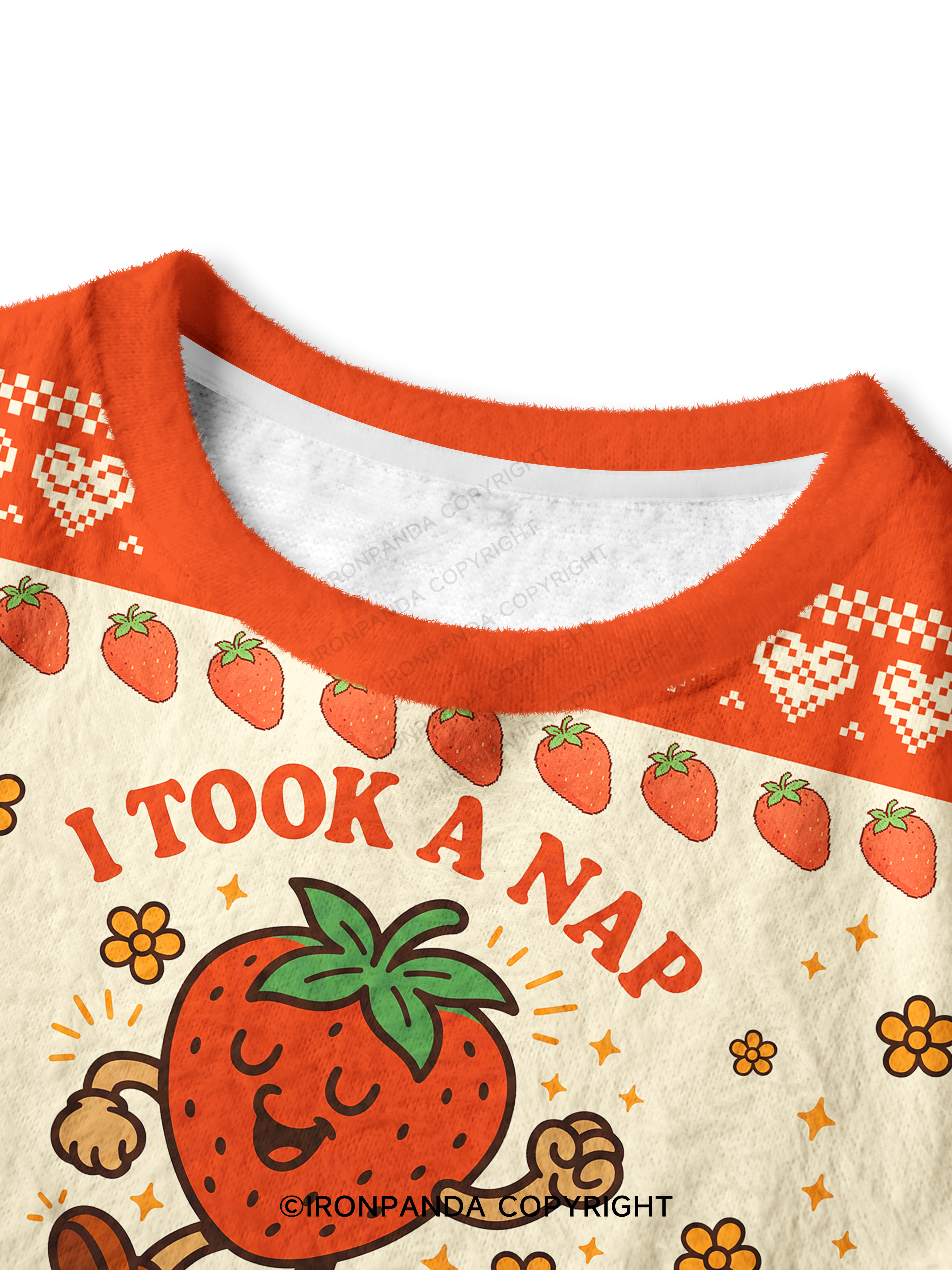 I TOOK A NAP AND NOW I'M UNSTOPPABLE Crop Ugly Sweater