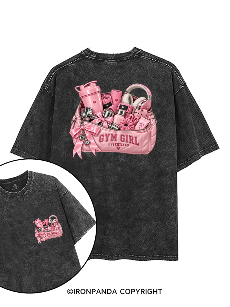 GYM GIRL ESSENTIALS PROTEIN GIRL printed Gym Shirt