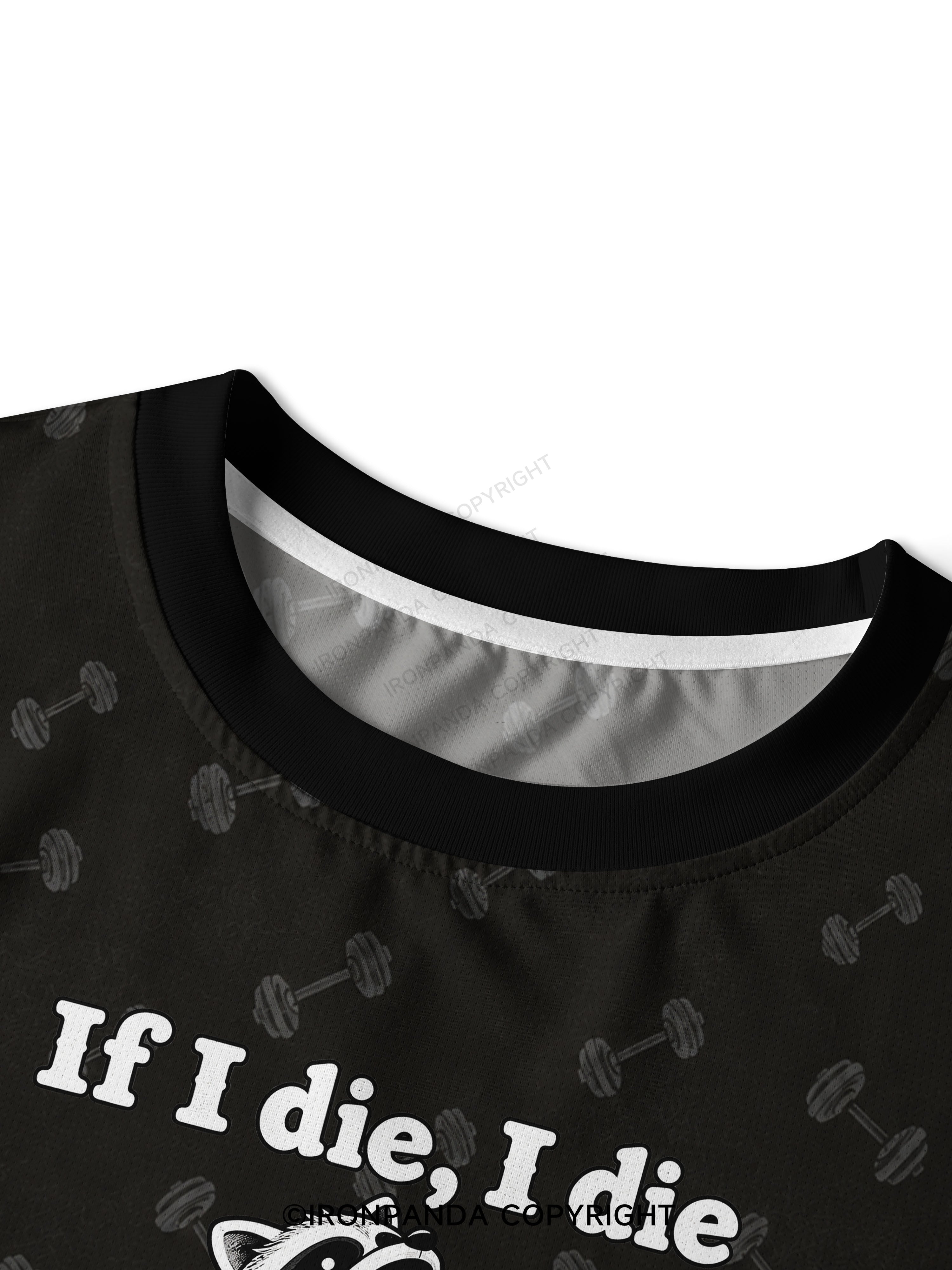 If I die, I die funny Quick-Dry Mesh Tank