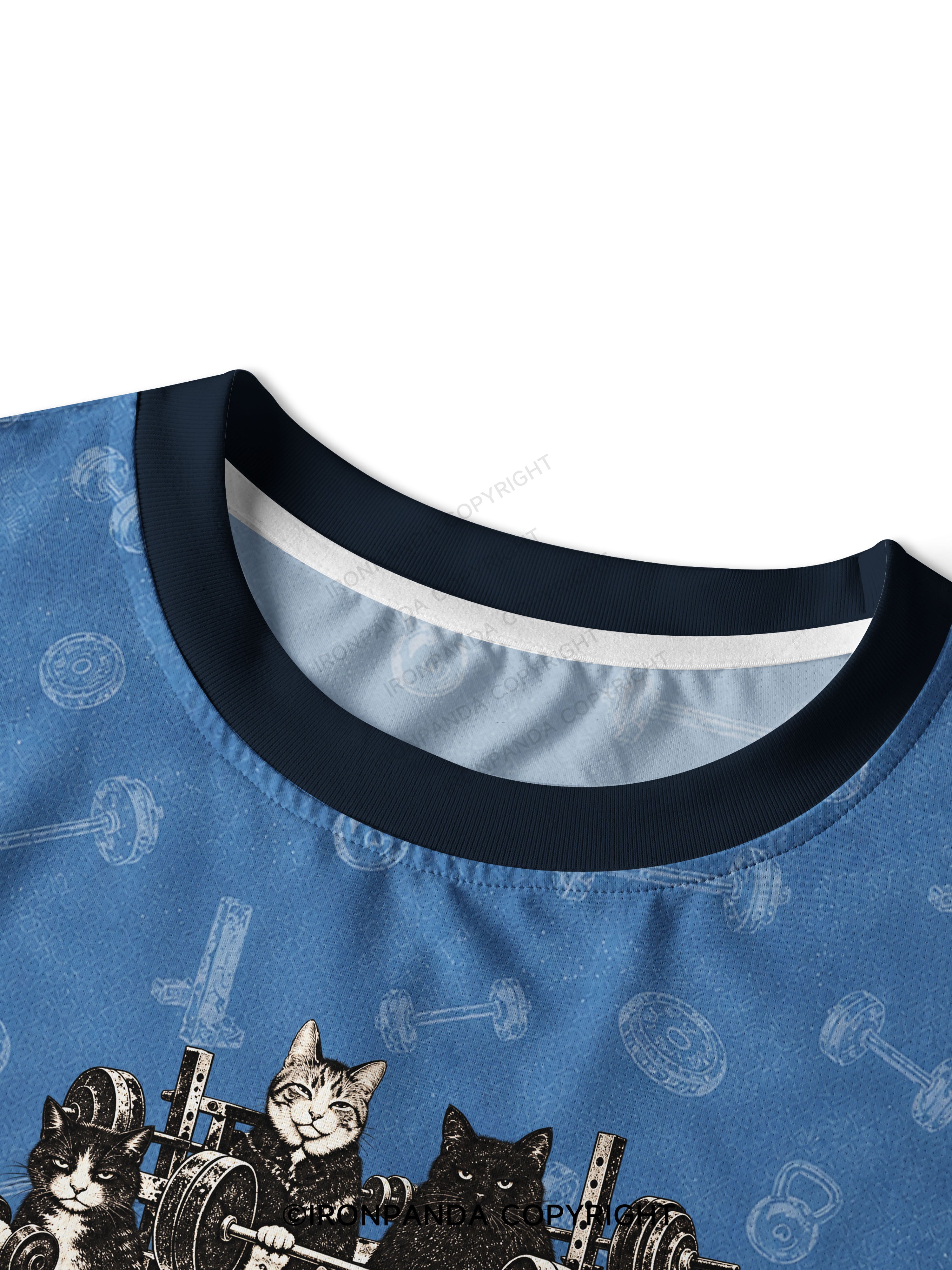Funny Gangster Cat Quick-Dry Mesh Tank