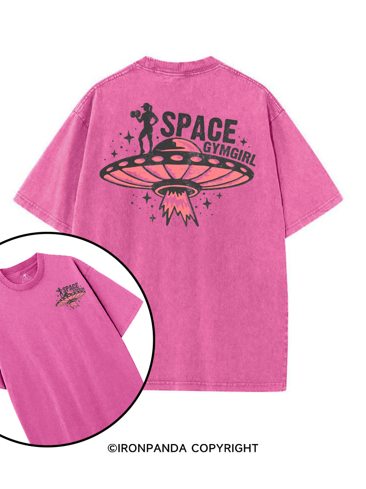 SPACE GYMGIRL printed Gym Shirt