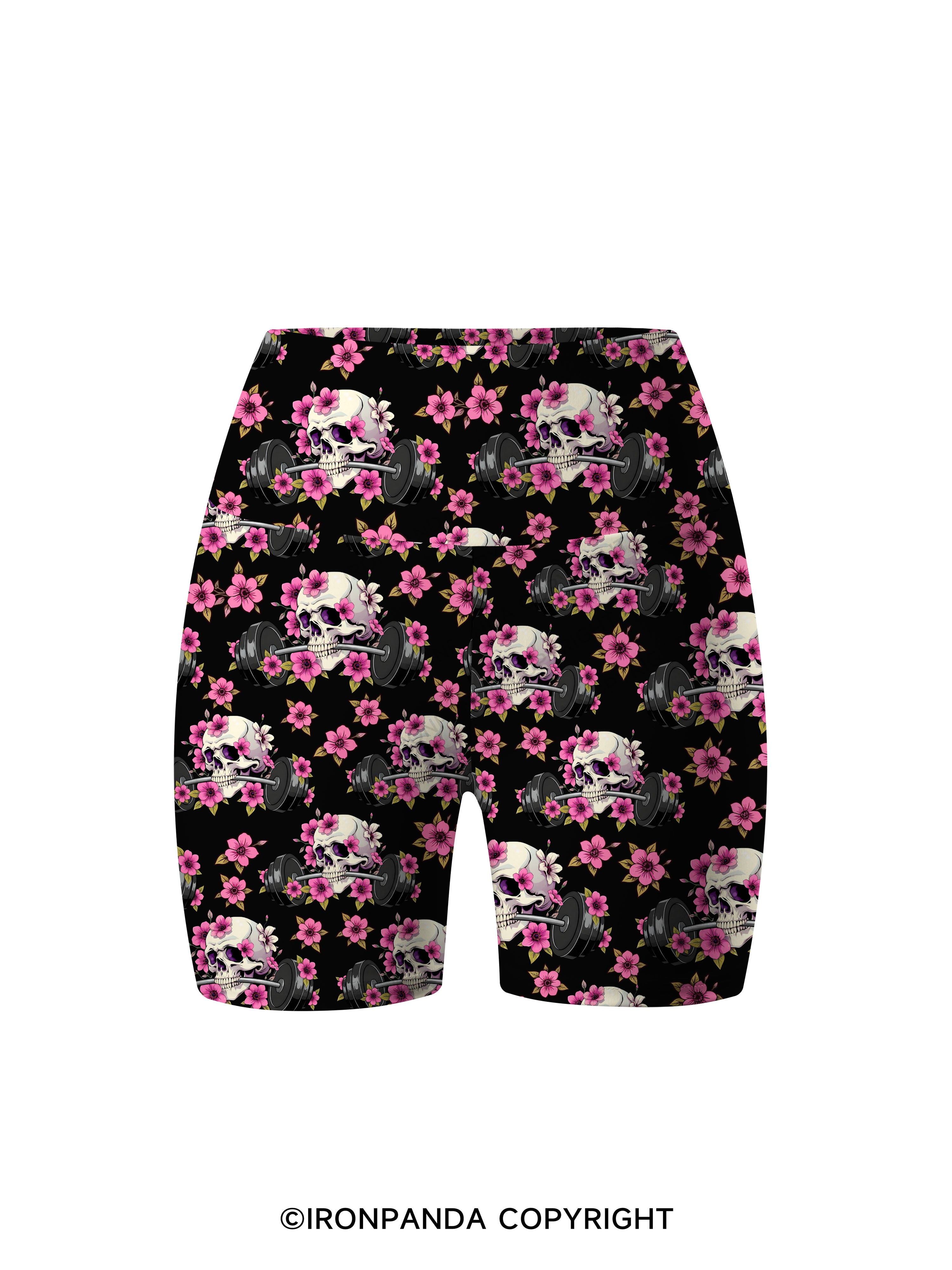GYM THERAPY IN SESSION Printed Yoga Cycling Shorts