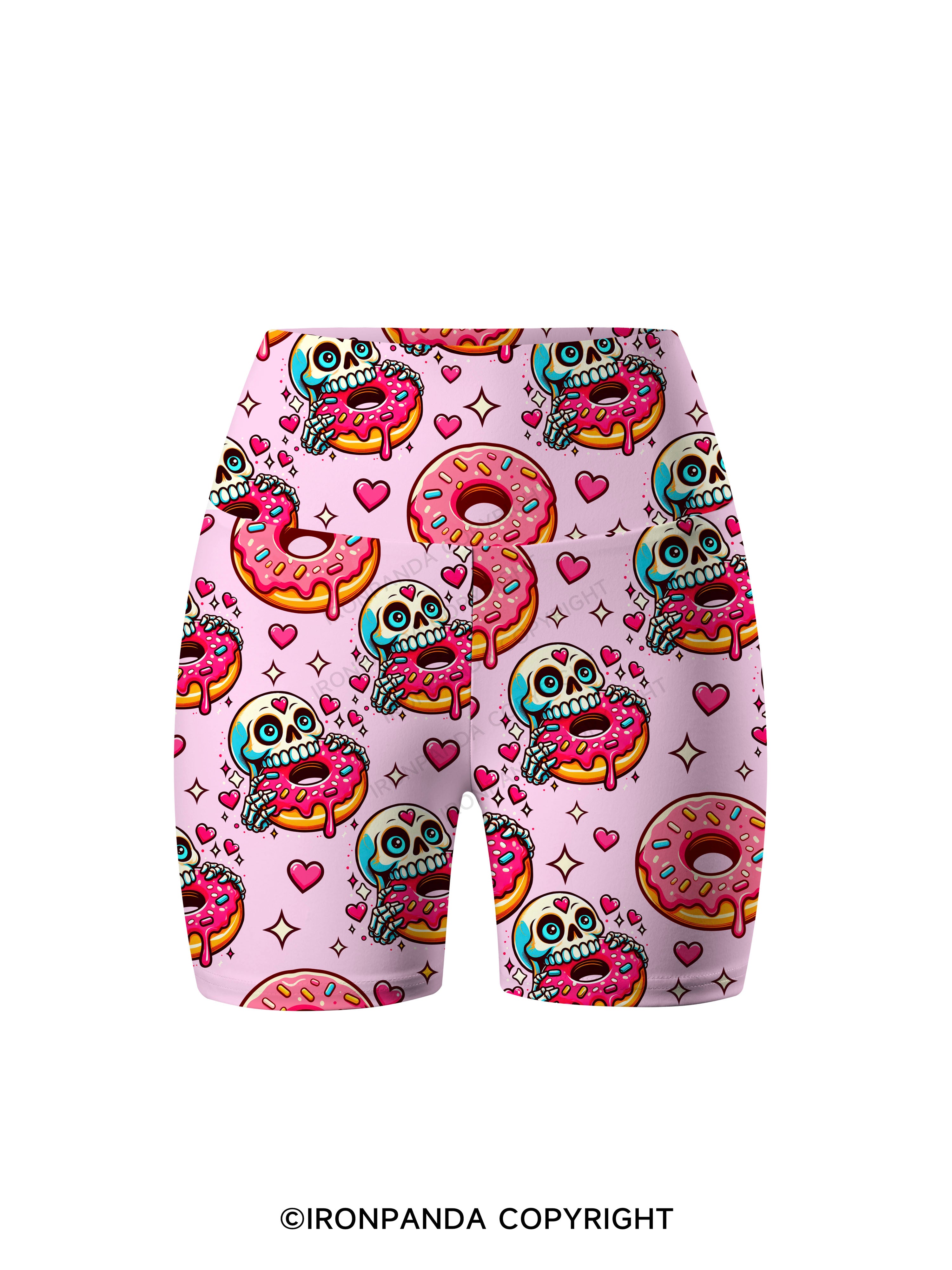 Don’t kill my vibe Printed Yoga Cycling Shorts