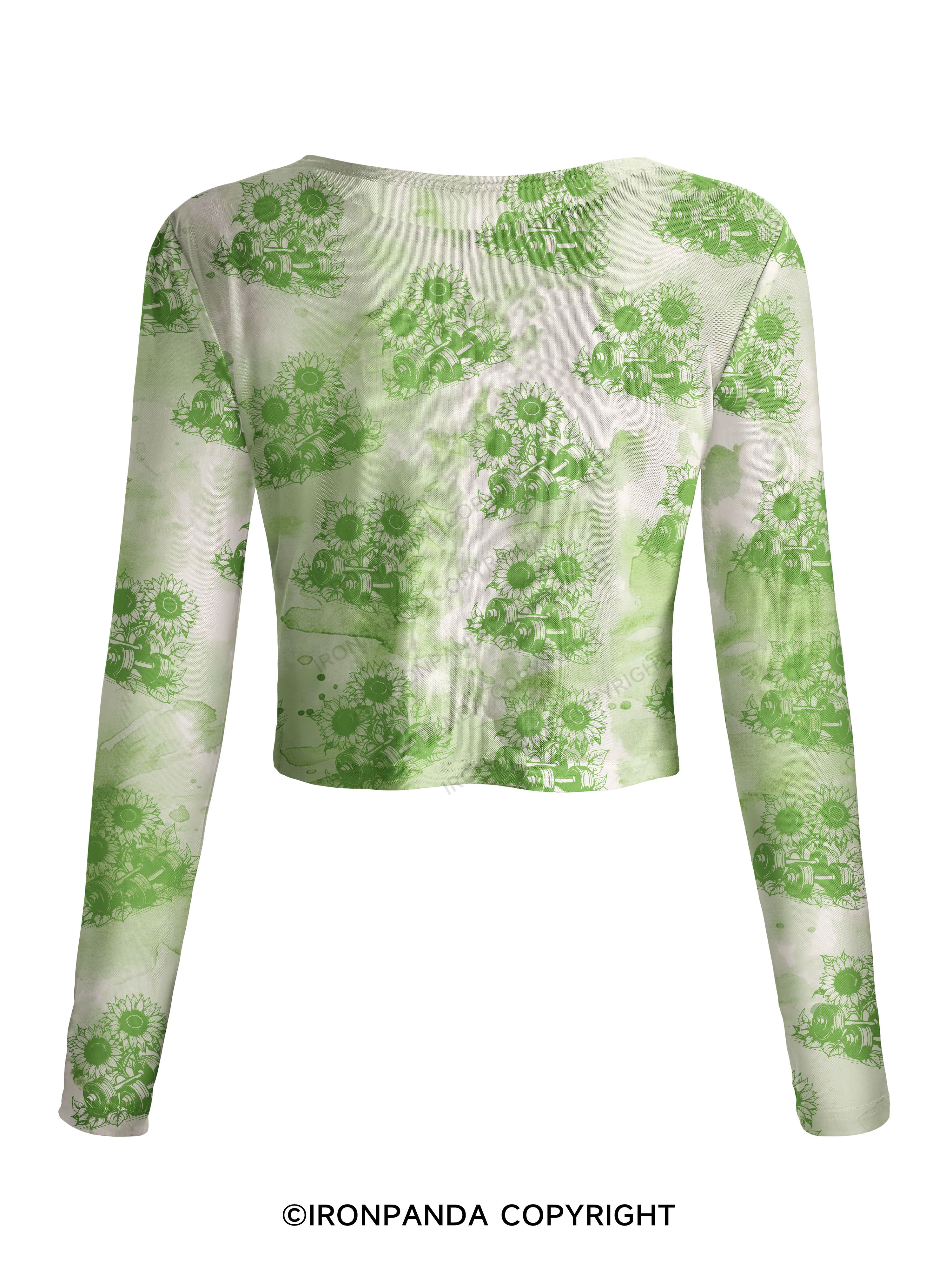 Greatness IS BUILT ONE REP AT A TIME Mesh Long Sleeve Top