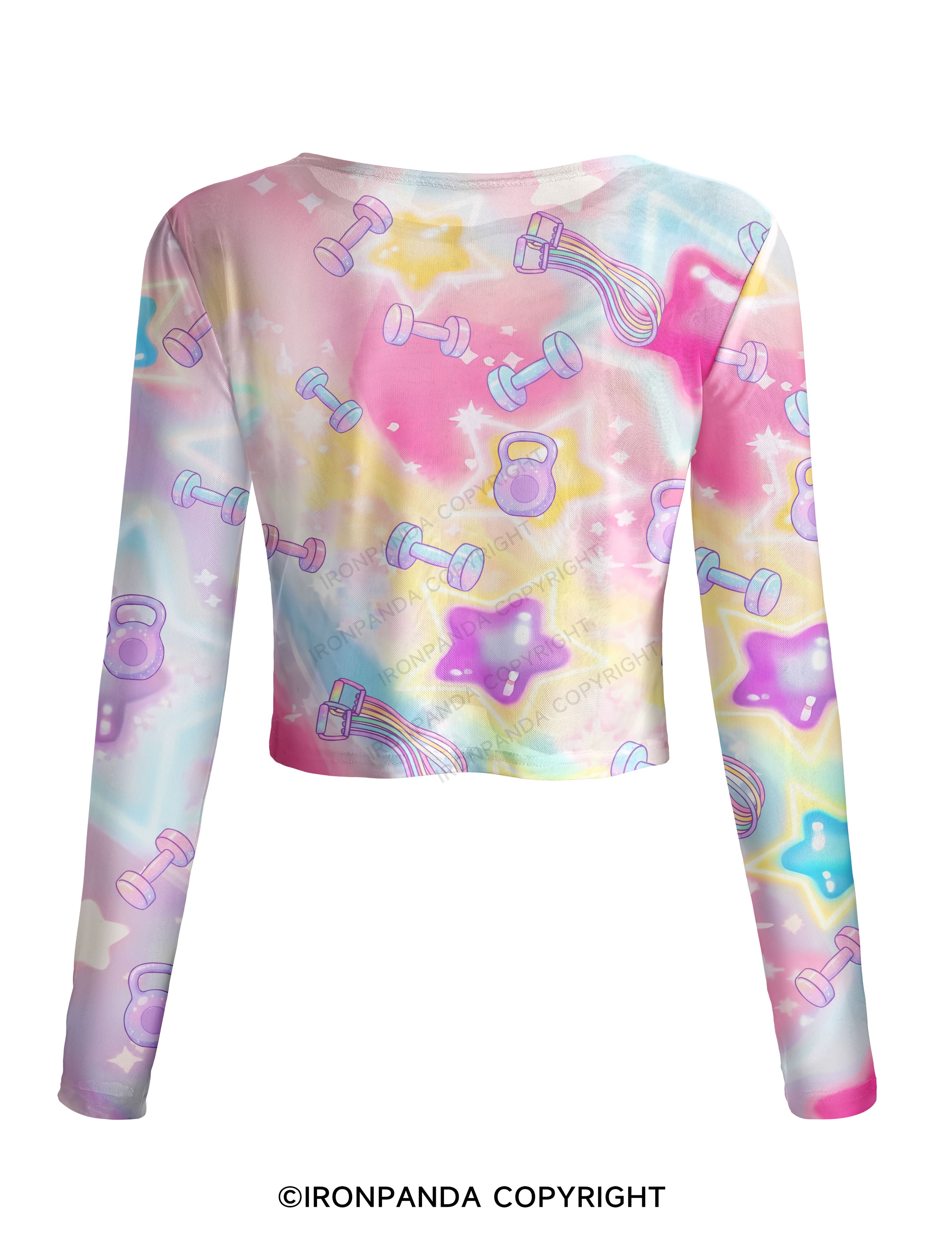 Candy Gym Dream Mesh Long Sleeve Top