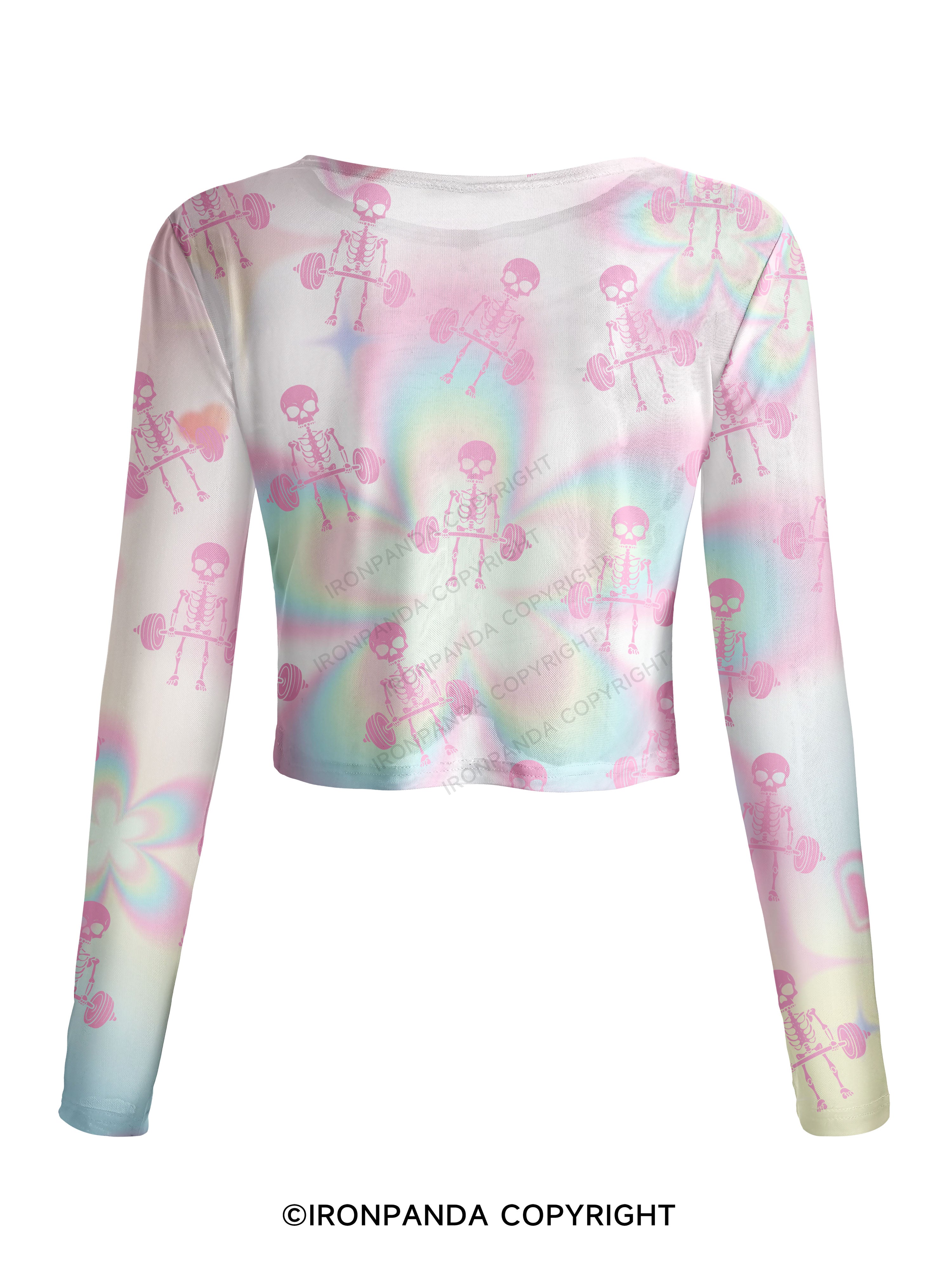 Deadlift Squad Mesh Long Sleeve Top