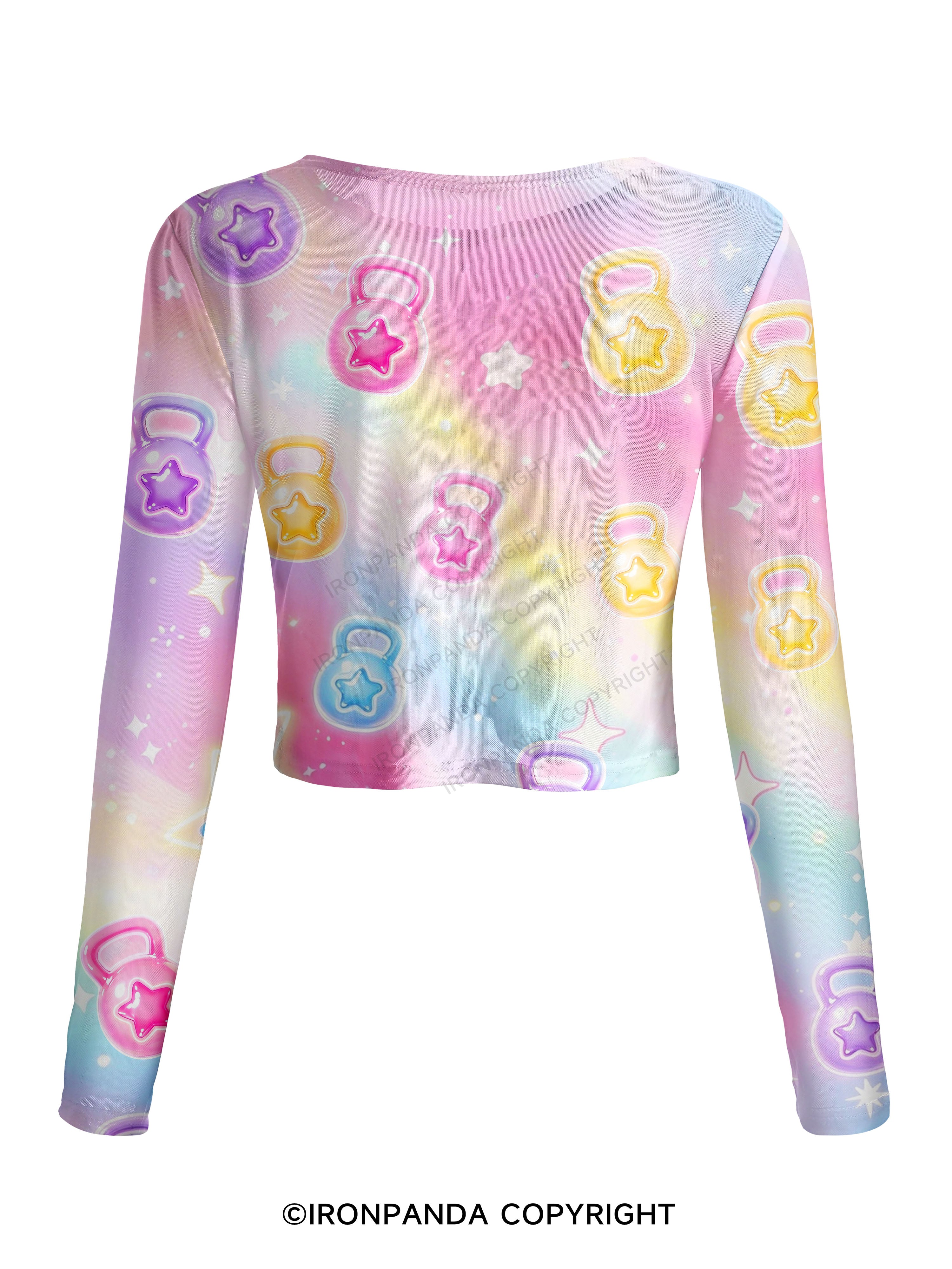 Kettlebell Candy Dream Mesh Long Sleeve Top