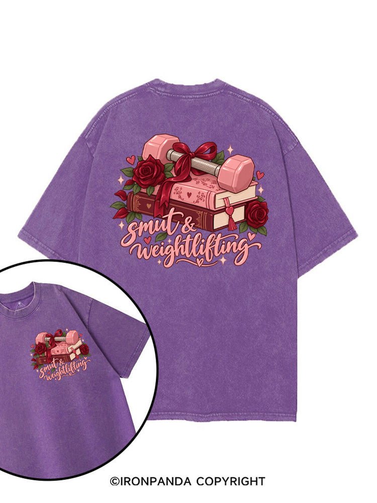 Smut & Weightlifting printed Gym Shirt
