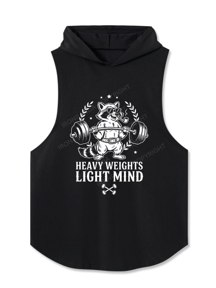 Heavy Weights Light Mind Hooded Tank