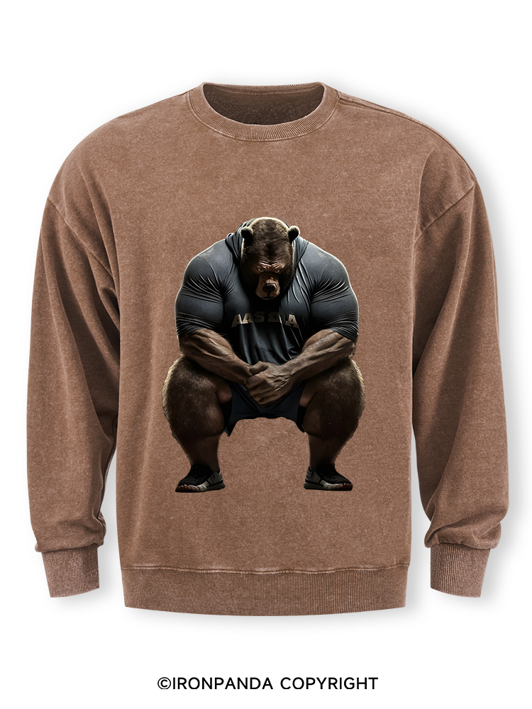 I'm Not Here To Talk Washed Sweatshirt