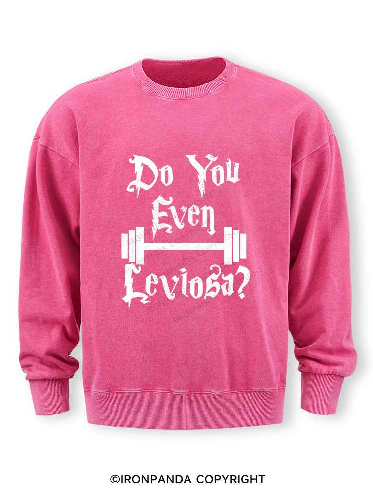 do you even leviosa Washed Sweatshirt