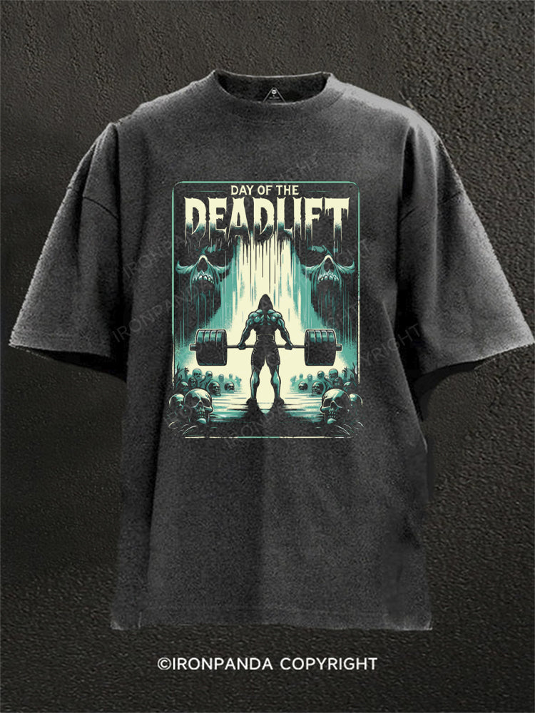 DAY OF THE DEADLIFT Washed Gym Shirt