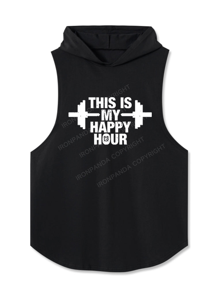 THIS IS MY HAPPY HOUR Hooded Tank