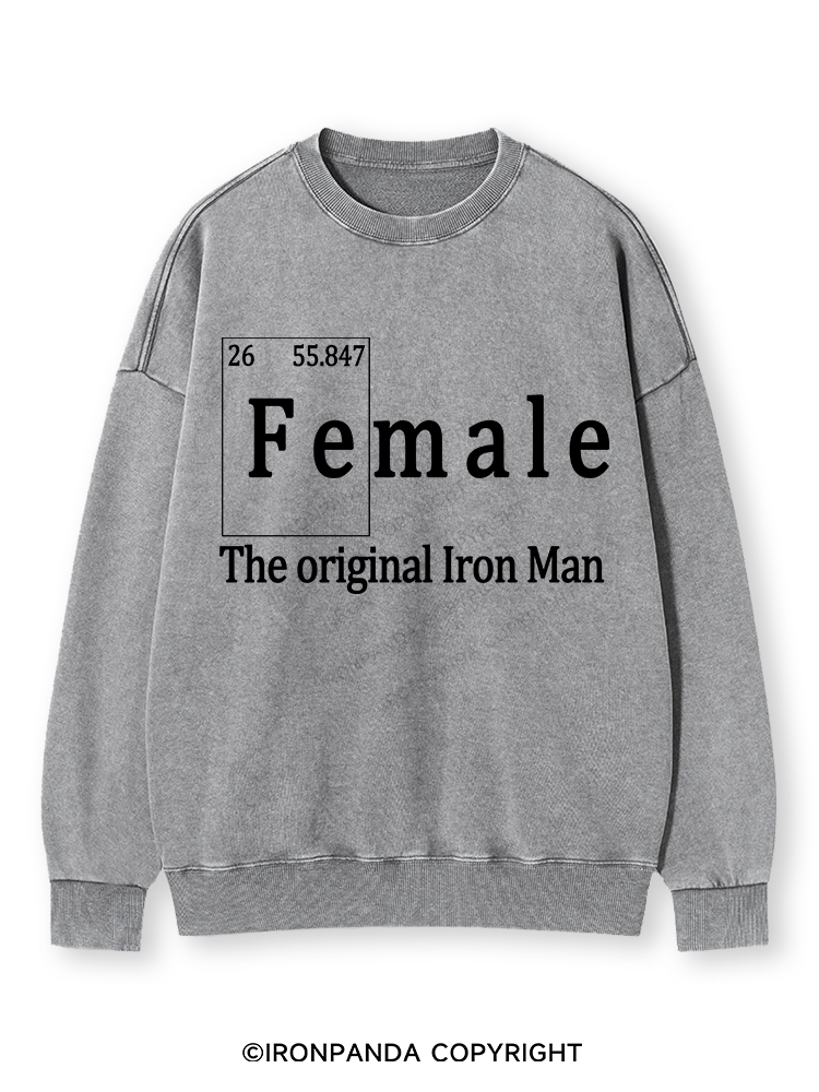 FEMALE THE ORIGINAL IRON MAN TRI ROCKER  Washed Sweatshirt