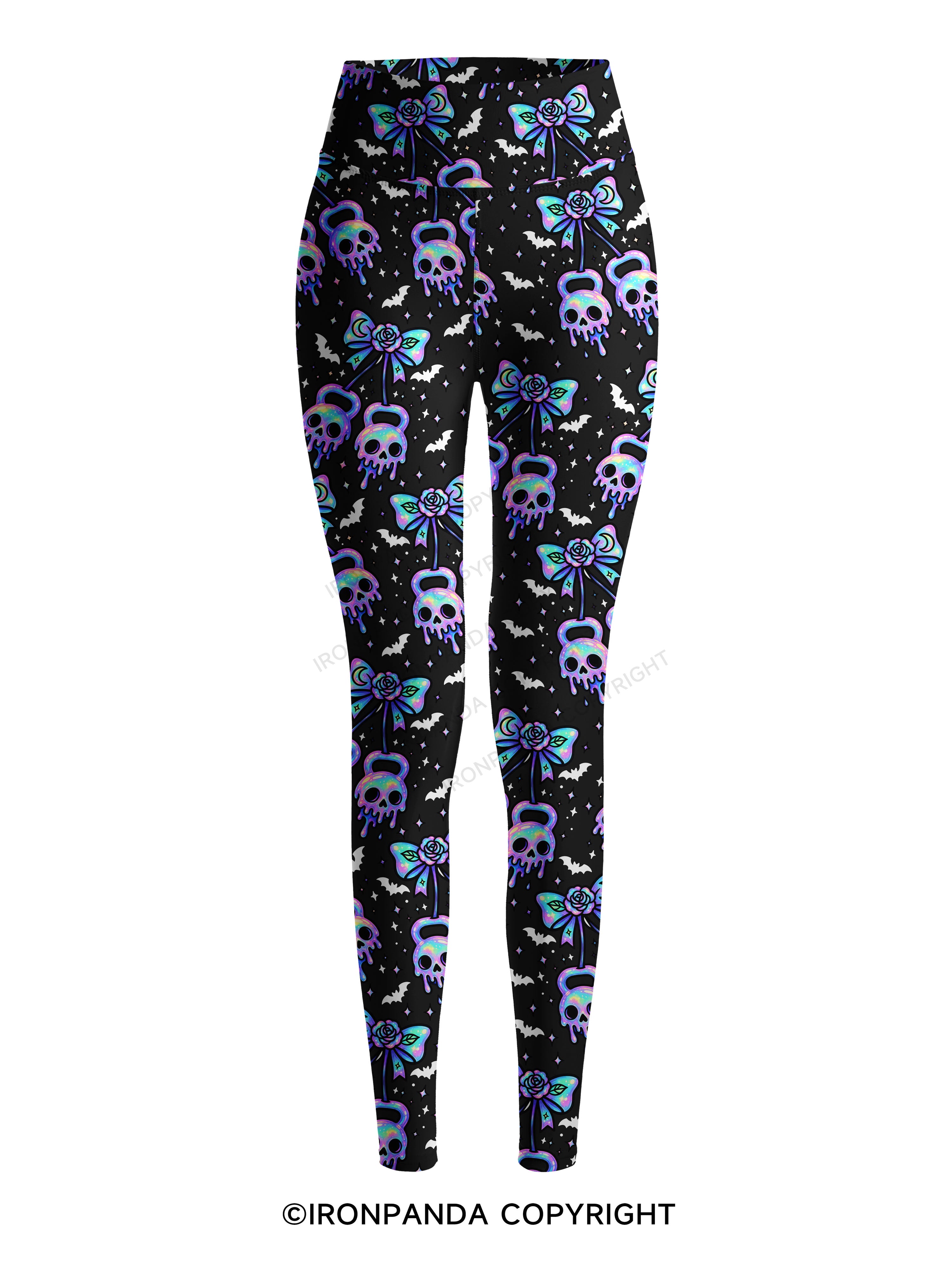 GHOST DRIP KETTLEBELLS Printed Yoga Pants