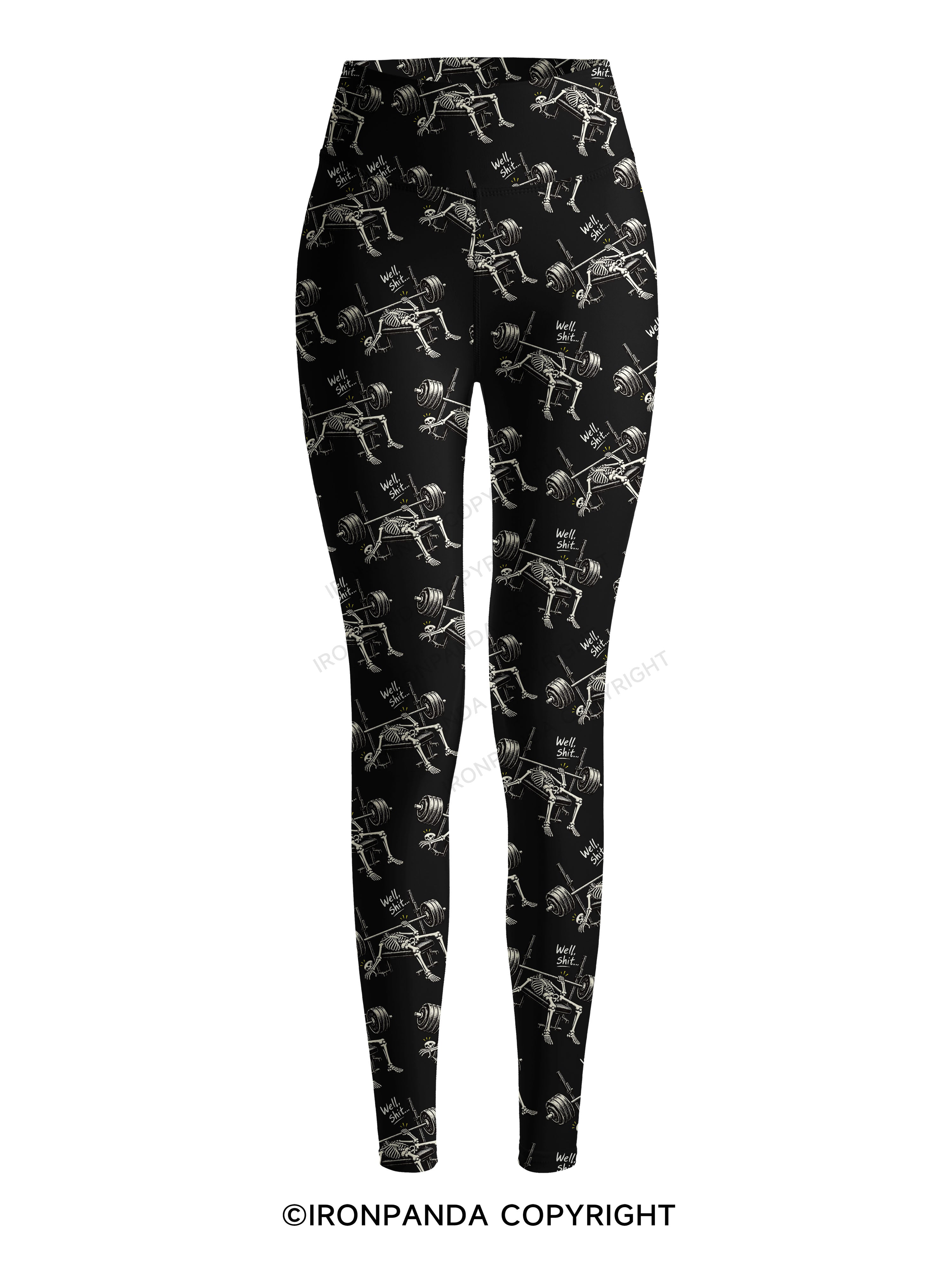 Well Shit...Funny Printed Yoga Pants