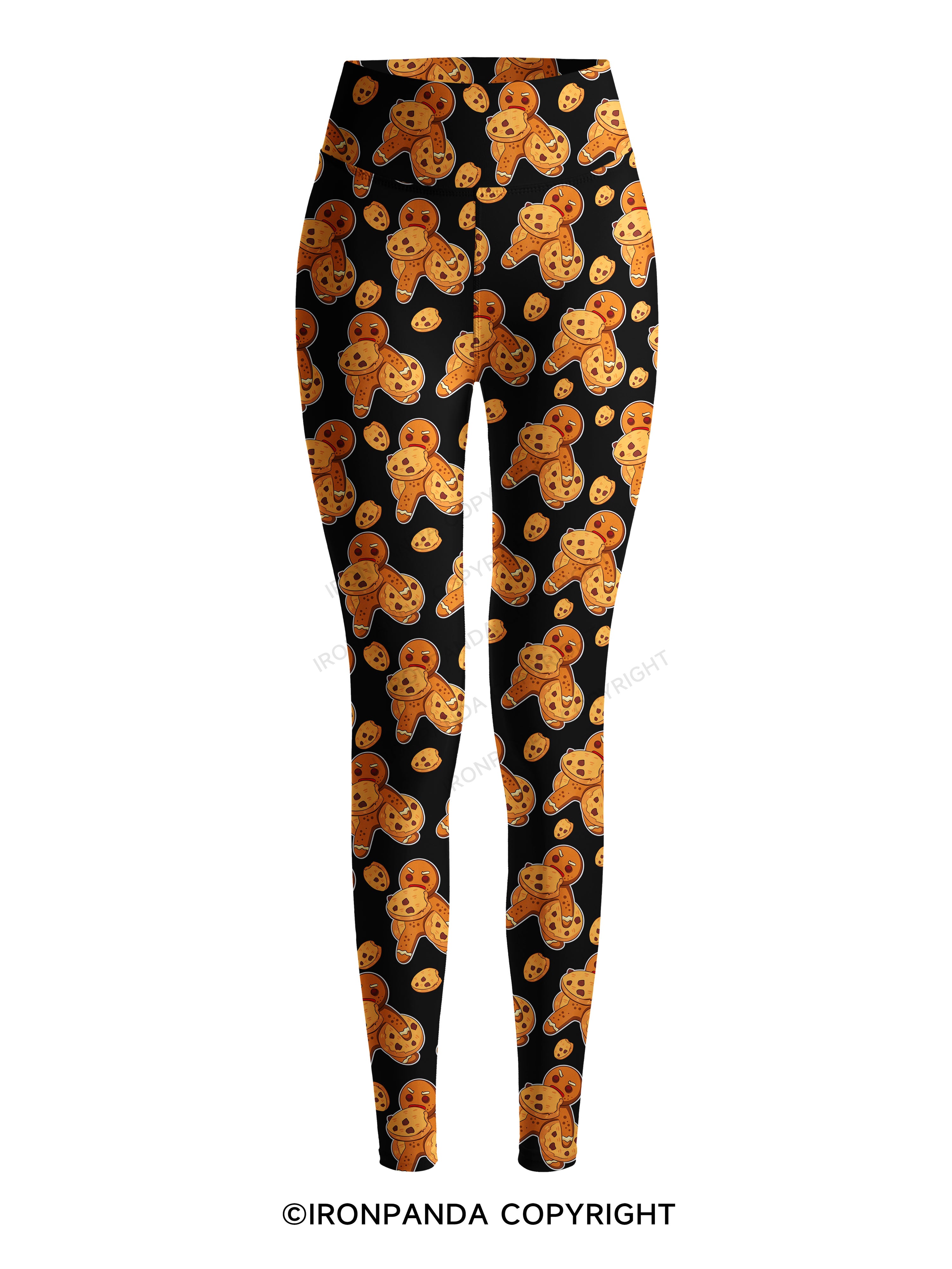I DID IT ALL FOR THE COOKIES Printed Yoga Pants
