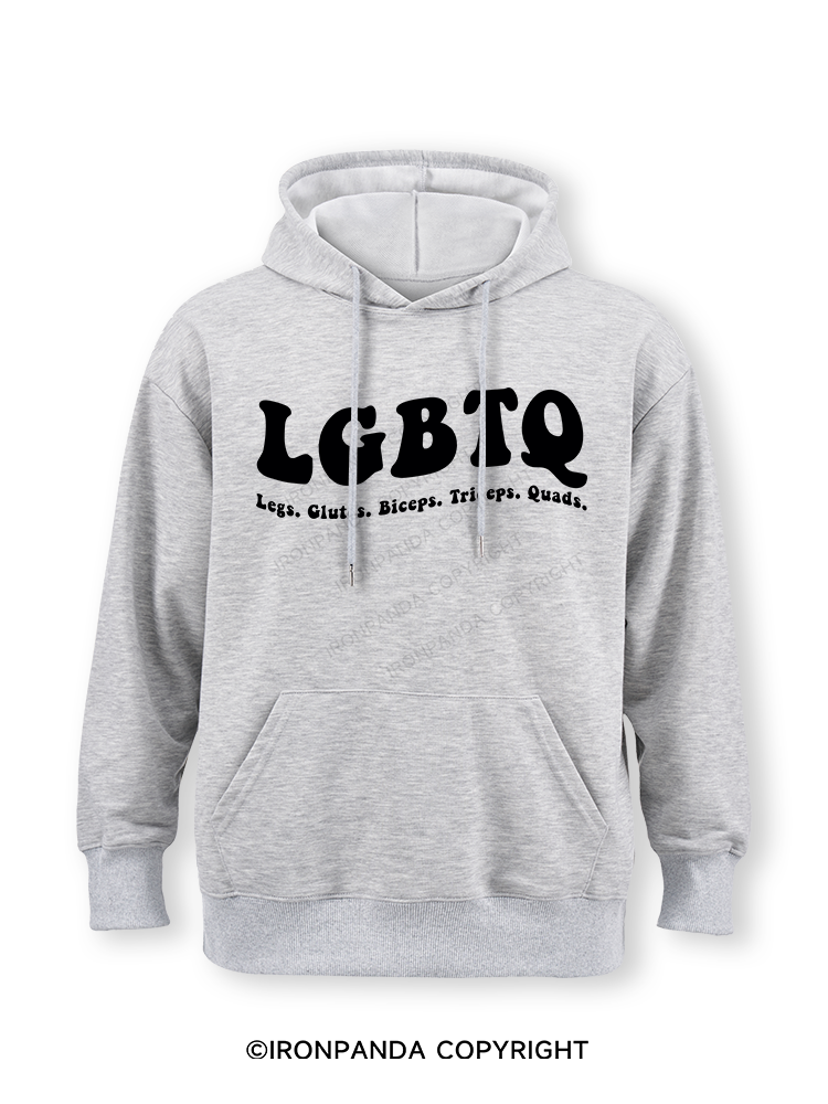 LGBTQ: Legs, Glutes, Biceps, Triceps, Quads Classic Gym Hoodie