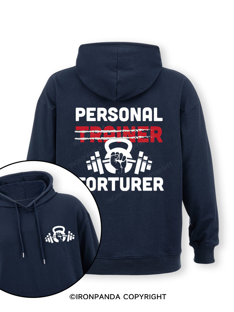 Personal Trainer torturer Double-Sided Printed Classic Gym Hoodie