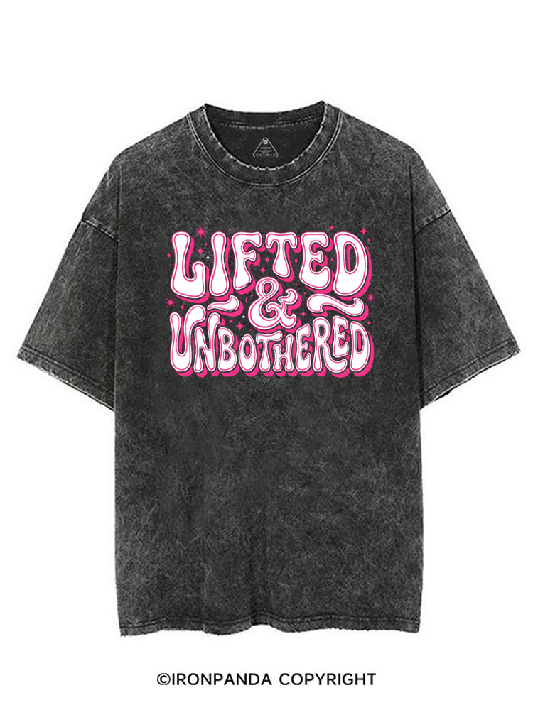 Lifted And Unbothered VINTAGE GYM SHIRT