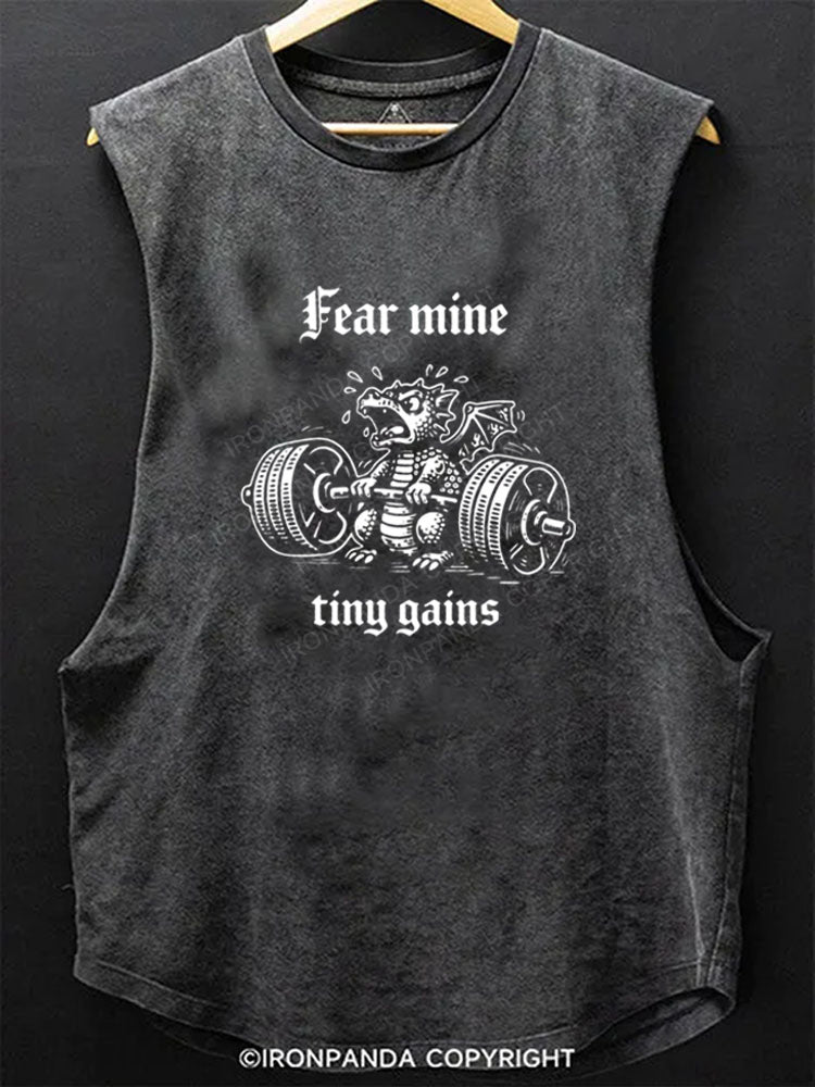 Fear mine tiny gains Scoop Bottom Cotton Tank