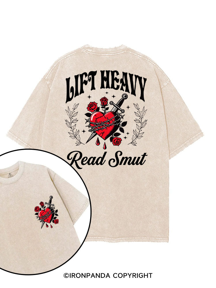 LIFT HEAVY READ SMUT DARK ROMANCE printed Gym Shirt