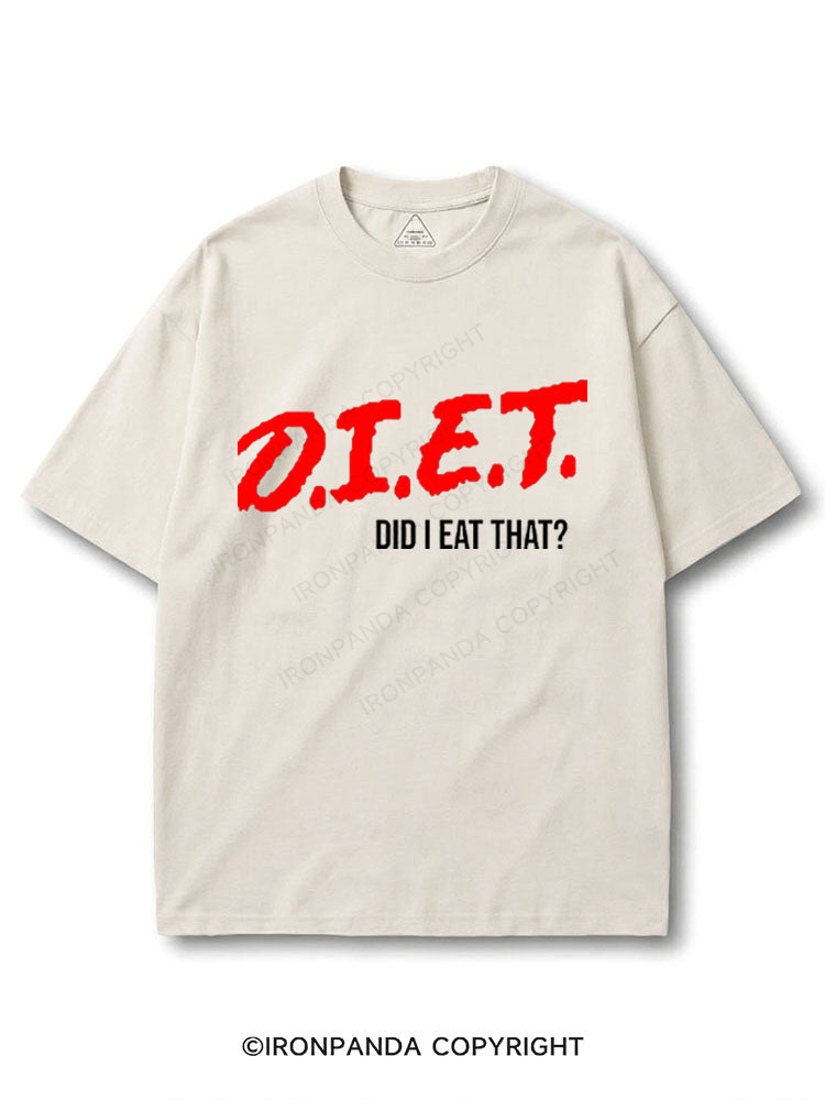 D.I.E.T. - Did I Eat That？ COTTON PUMP COVER