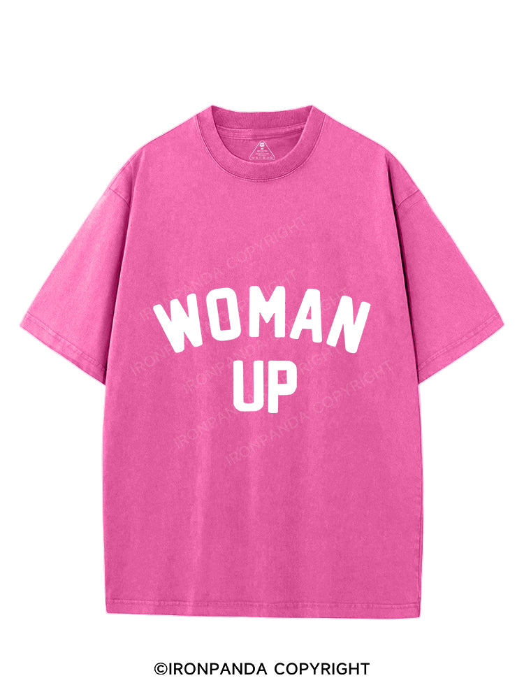 Woman Up Vintage Gym Shirt