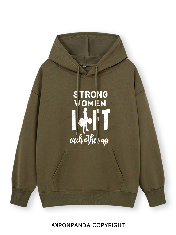 STRONG WOMEN LIFT Classic Gym Hoodie