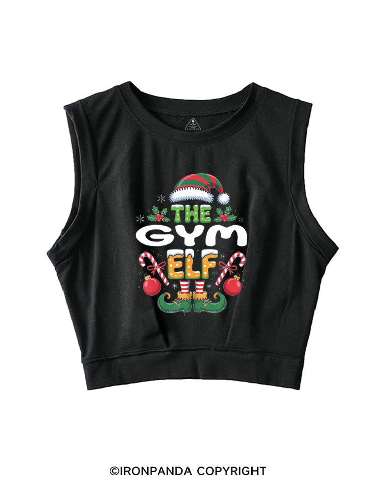 THE GYM ELF SLEEVELESS CROP TOPS