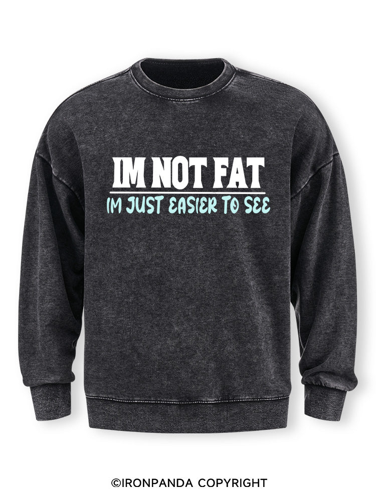 Just Easier to See Washed Sweatshirt