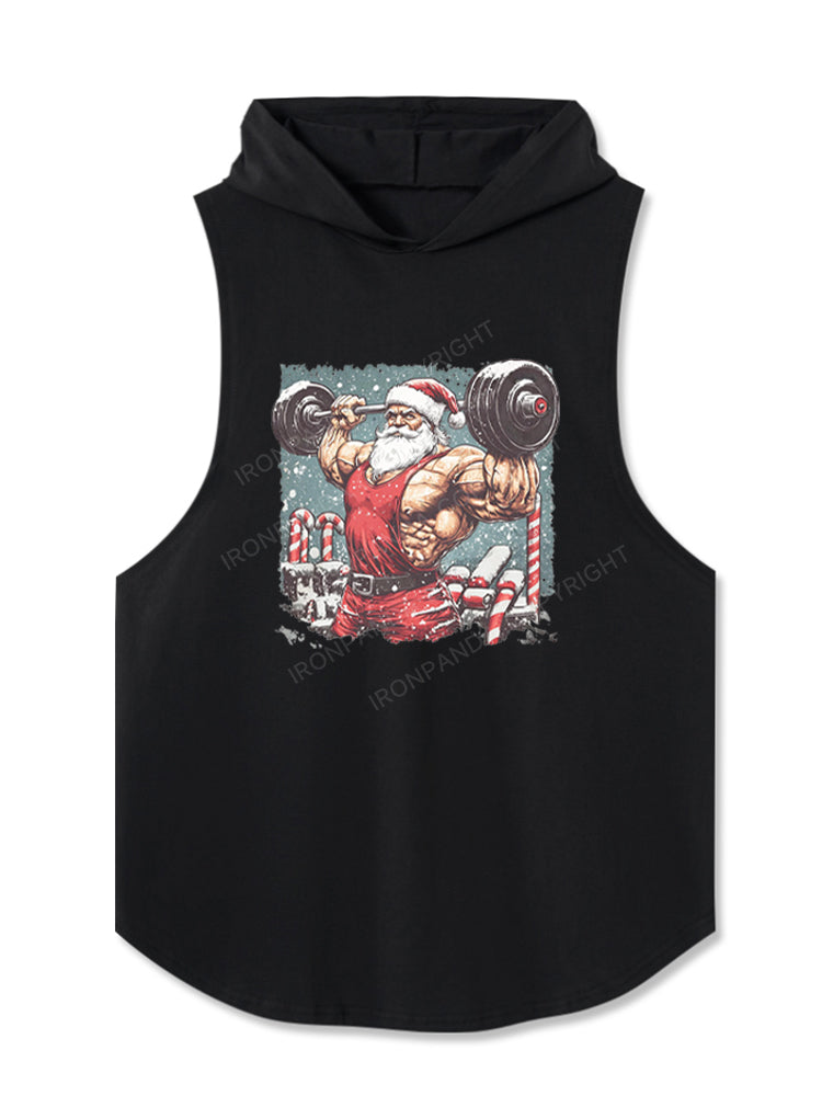 Muscle Santa Hooded Tank