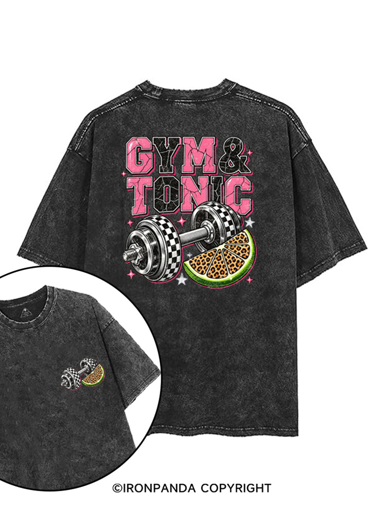 GYM & TONIC STAY STRONG STAY WILD printed Gym Shirt