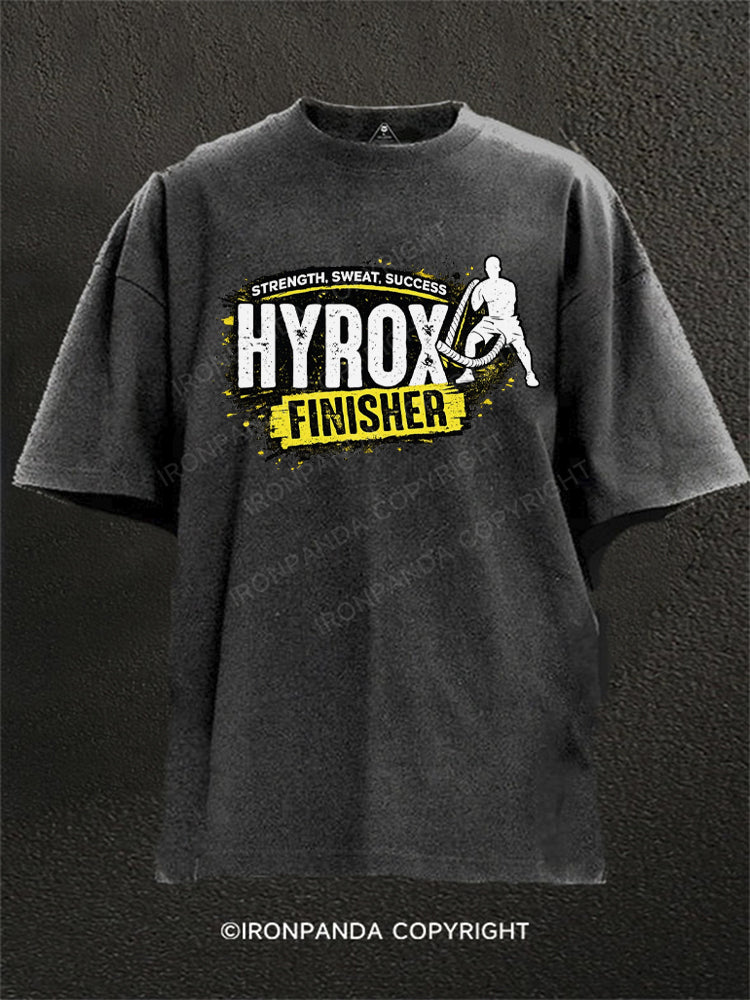 hybrid race Washed Gym Shirt