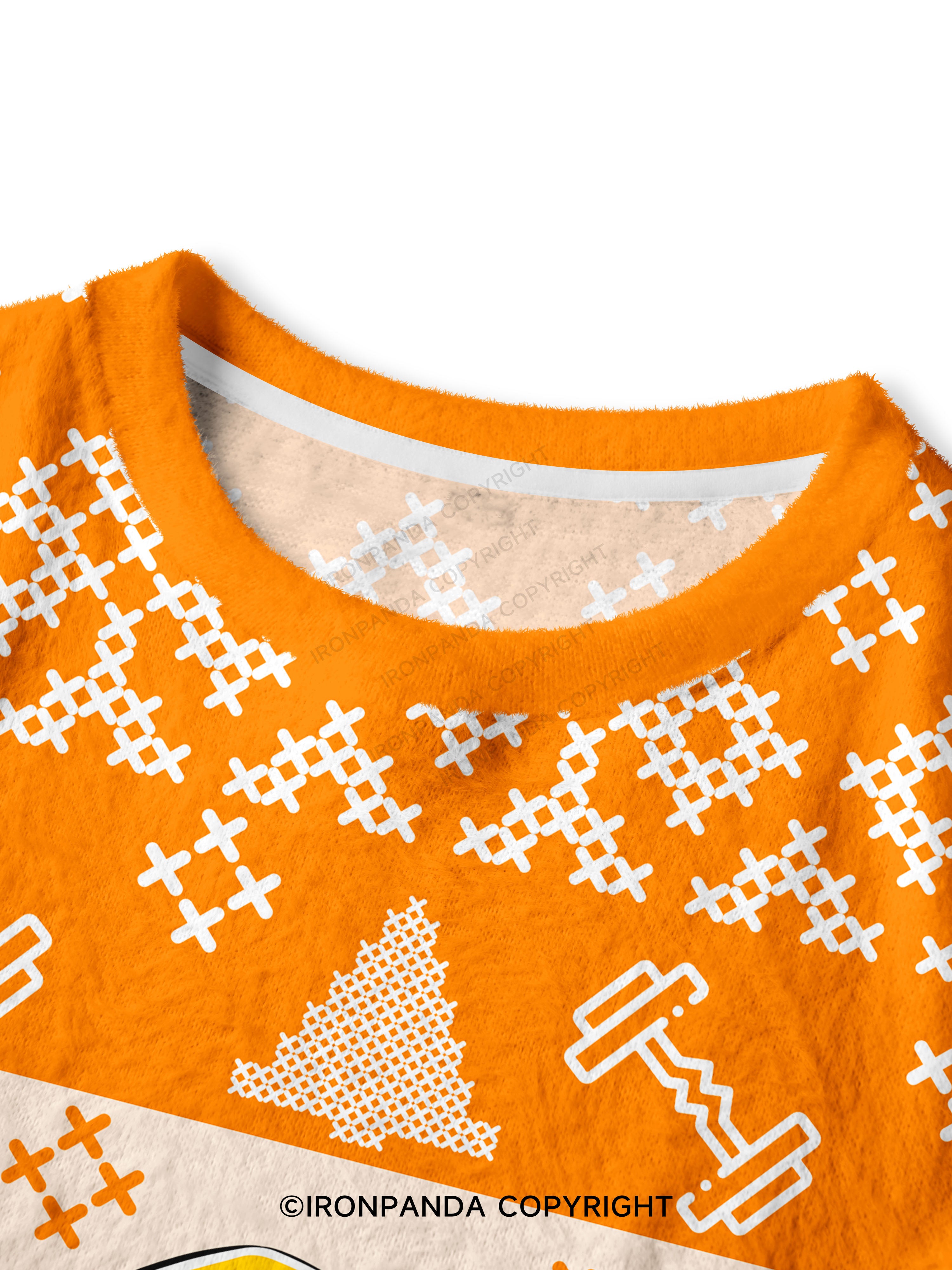 DINO SORE Crop Ugly Sweater