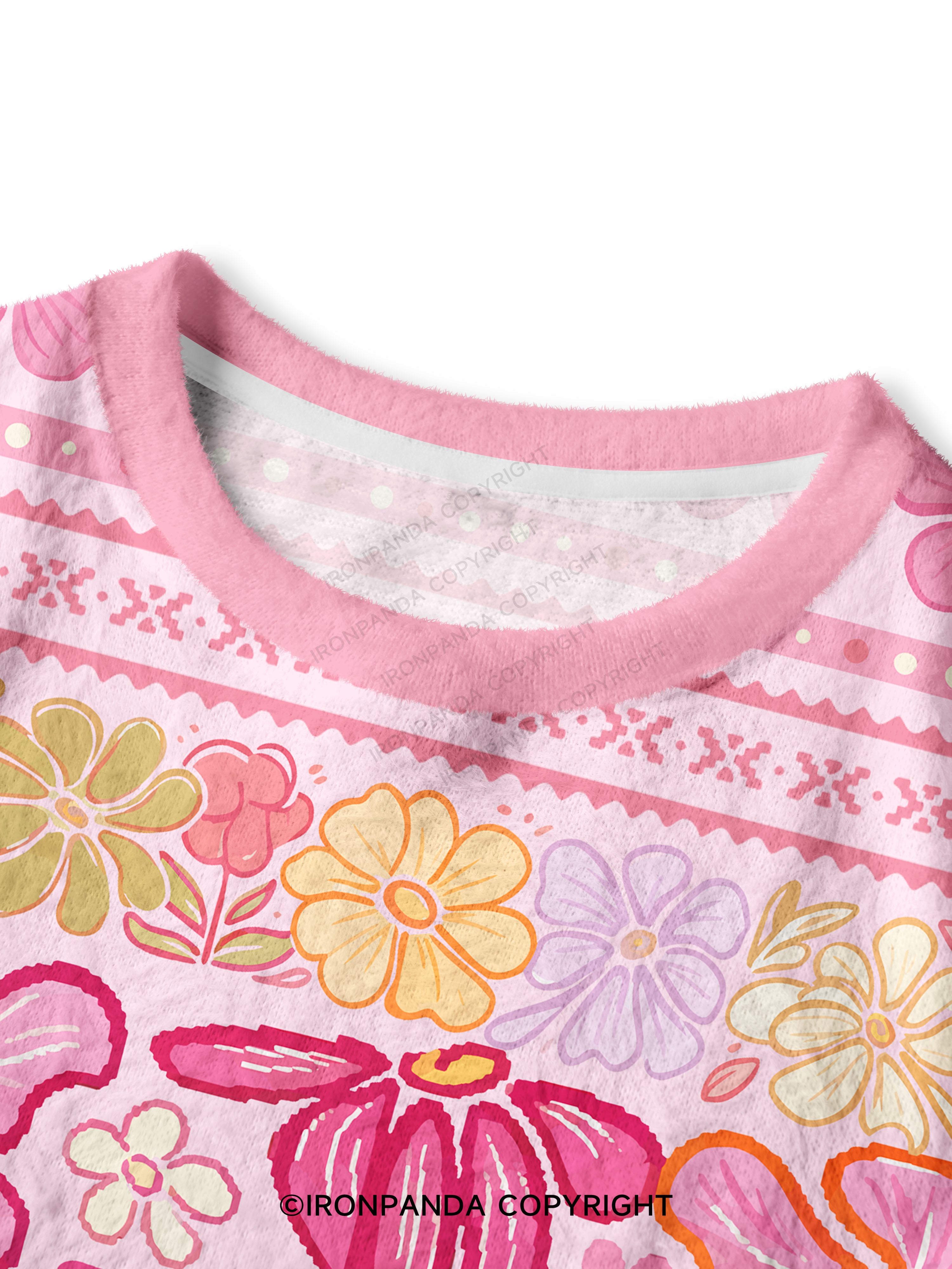 Dancing Duck Crop Ugly Sweater