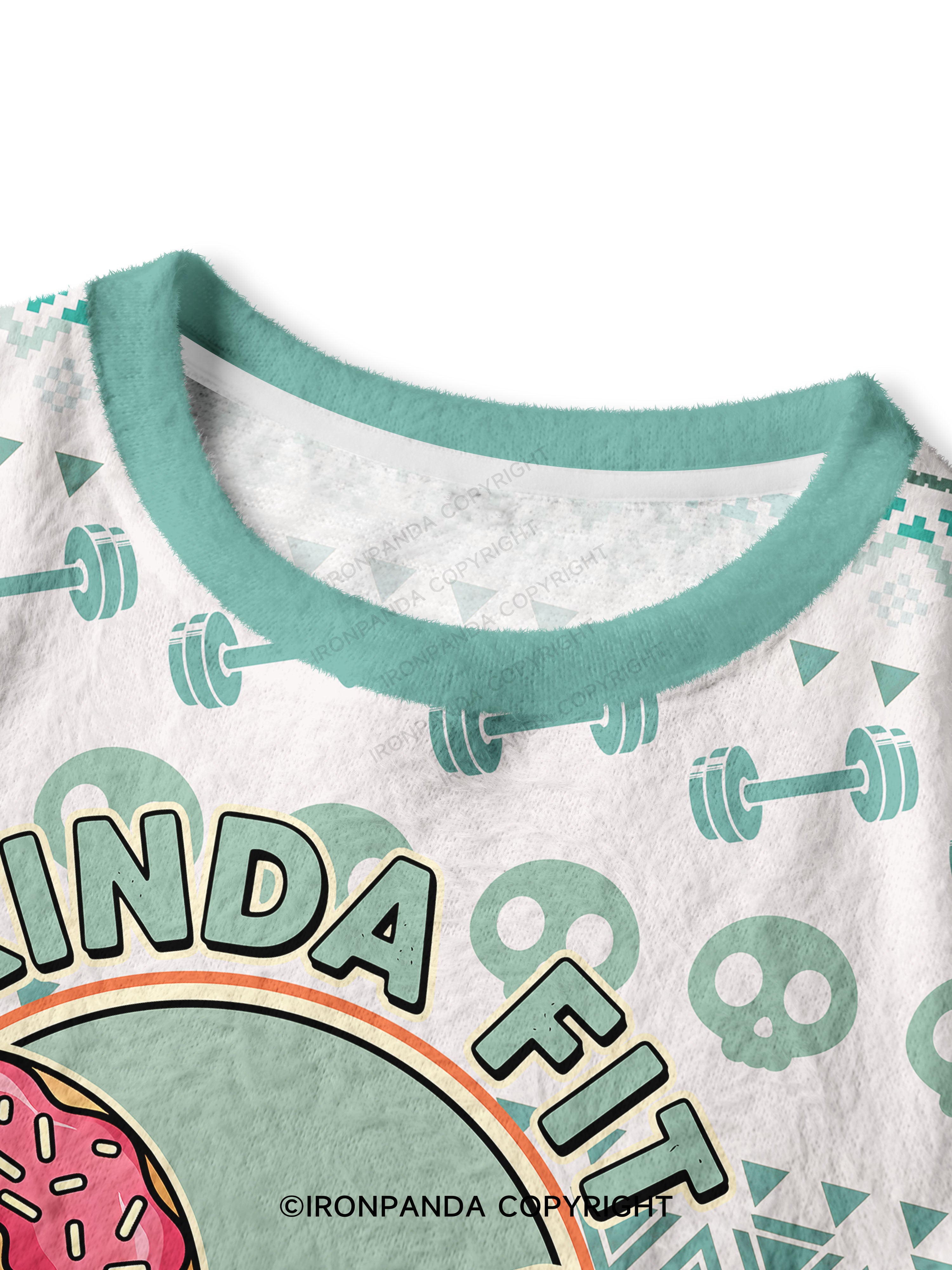 KINDA FIT SORTA FAT Crop Ugly Sweater