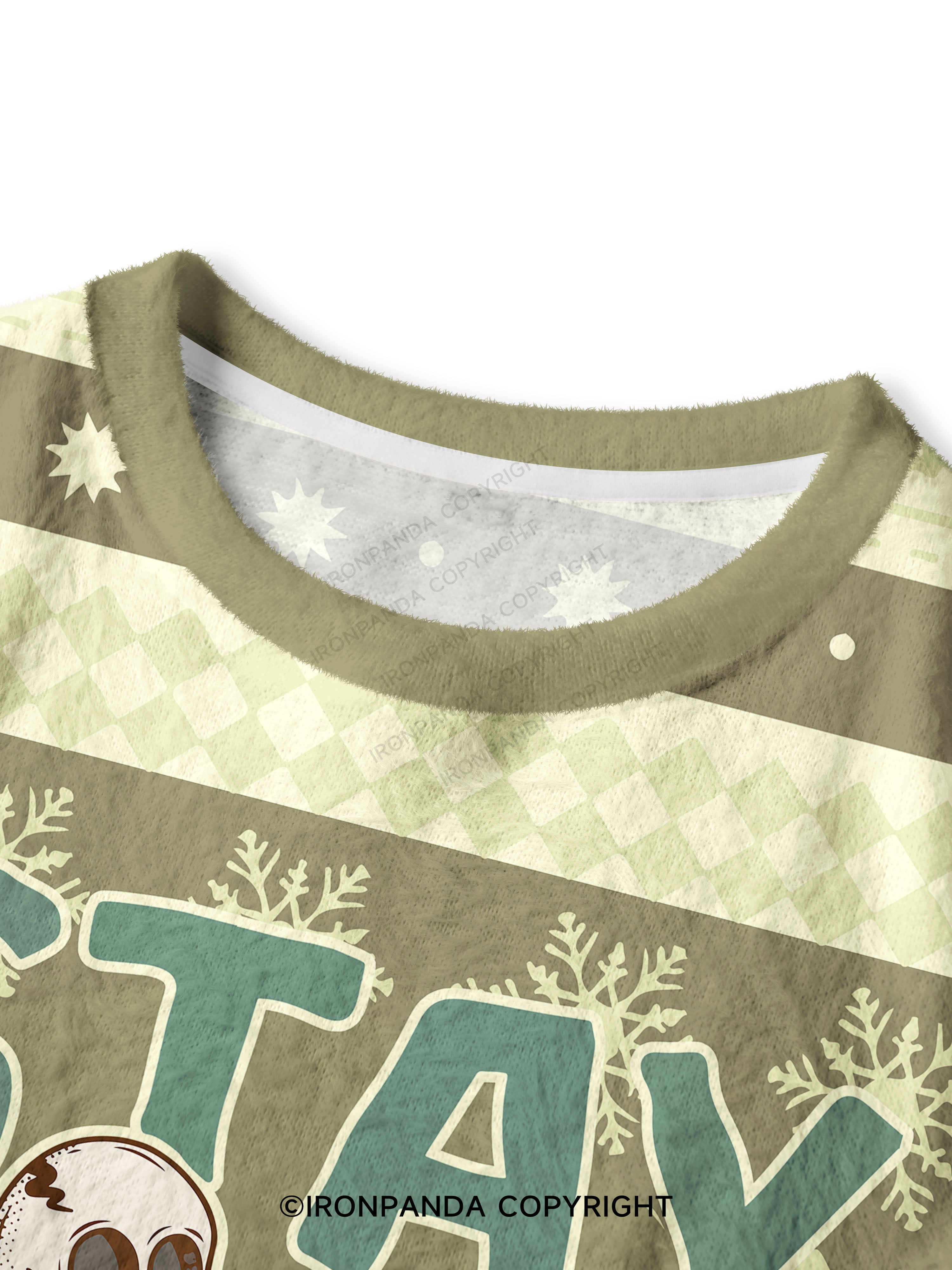 STAY WEIRD BEING NORMAL IS BORING Crop Ugly Sweater