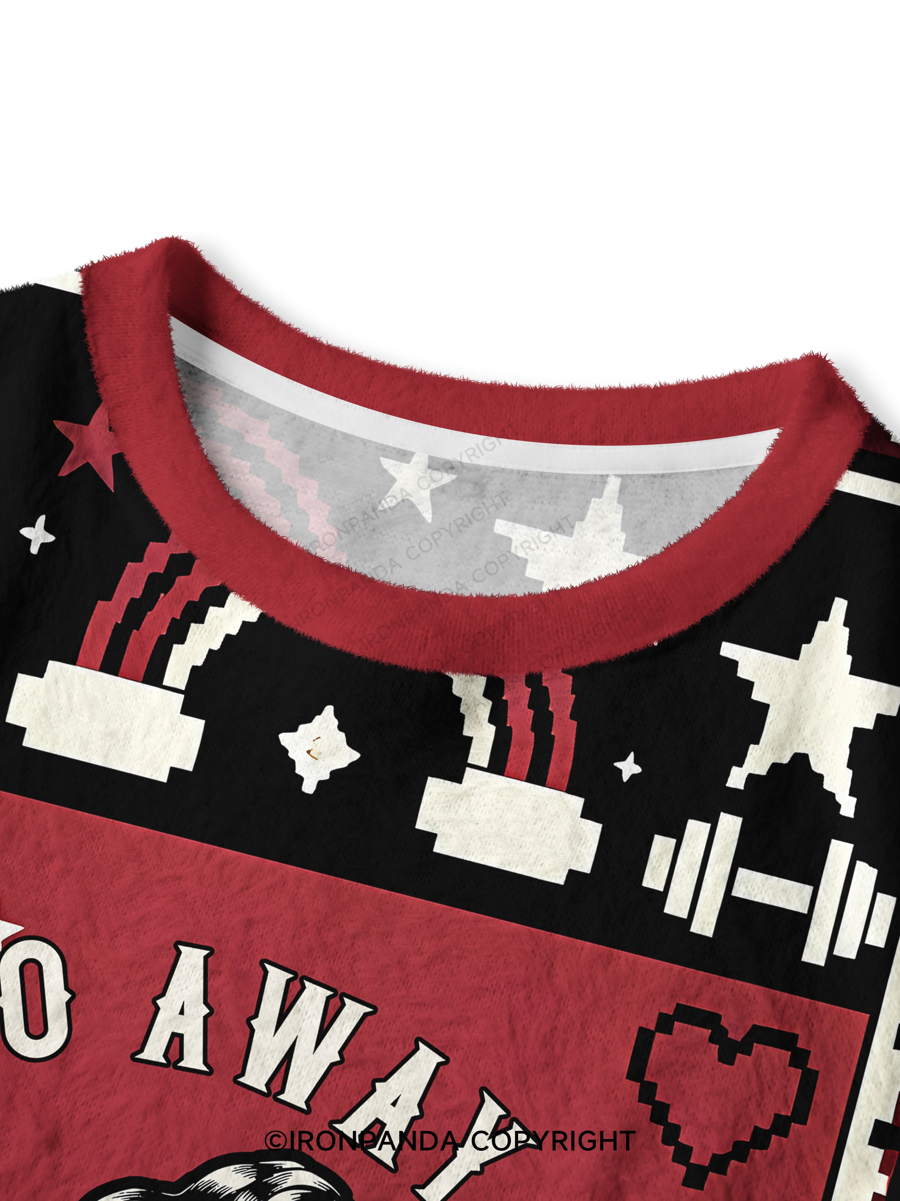 GO AWAY I'M INTROVERTING Crop Ugly Sweater