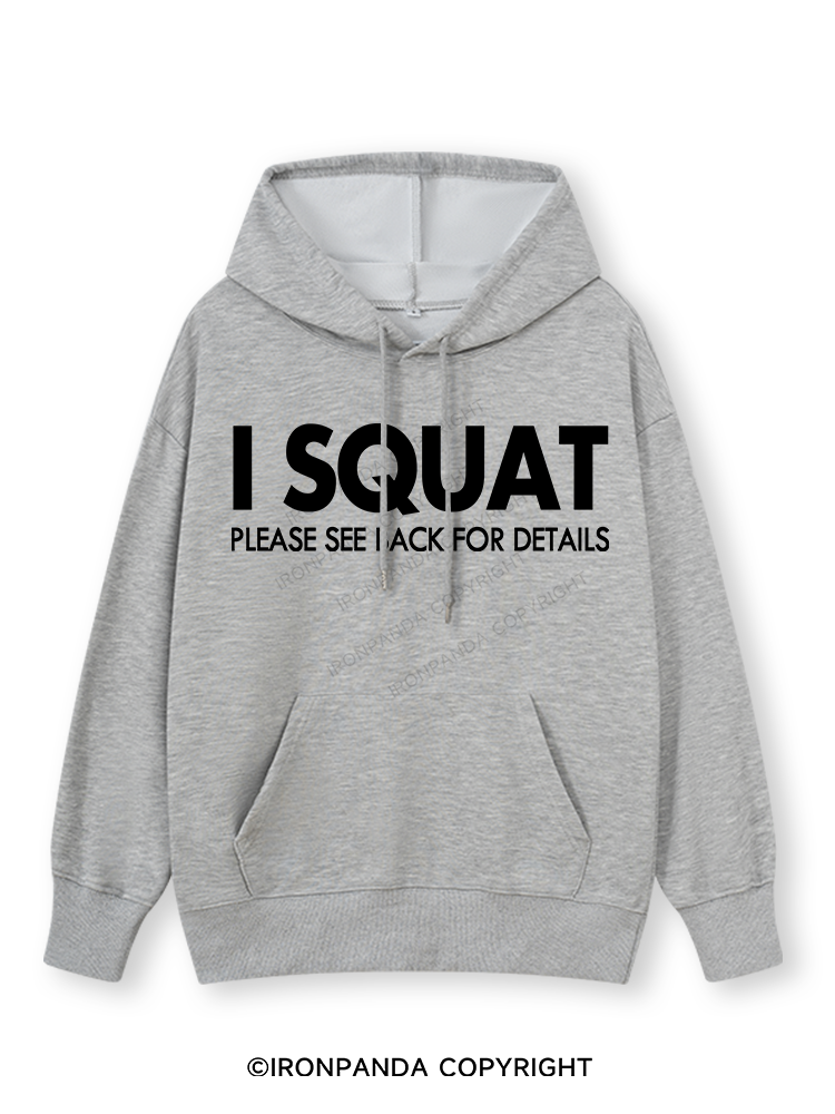 I SQUAT Classic Gym Hoodie