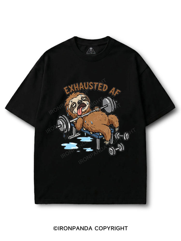 Exhausted Sloth Workout COTTON PUMP COVER