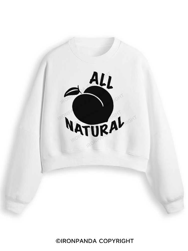 ALL NATURE Fleece Crop Sweatshirt